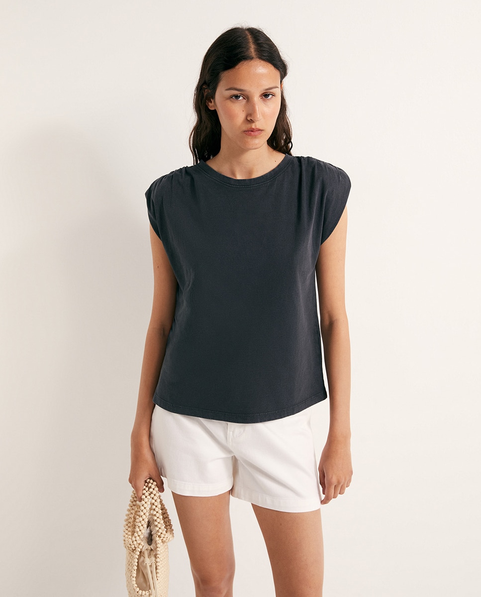 Camiseta lavada - Sfera - Plomo Plomo-1