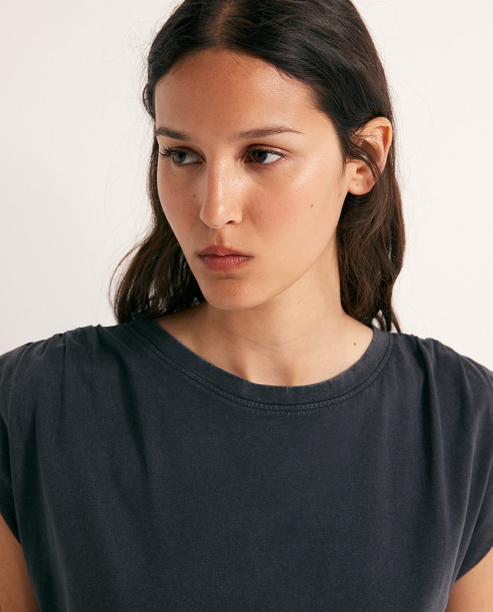 Camiseta lavada - Sfera - Plomo Plomo-3