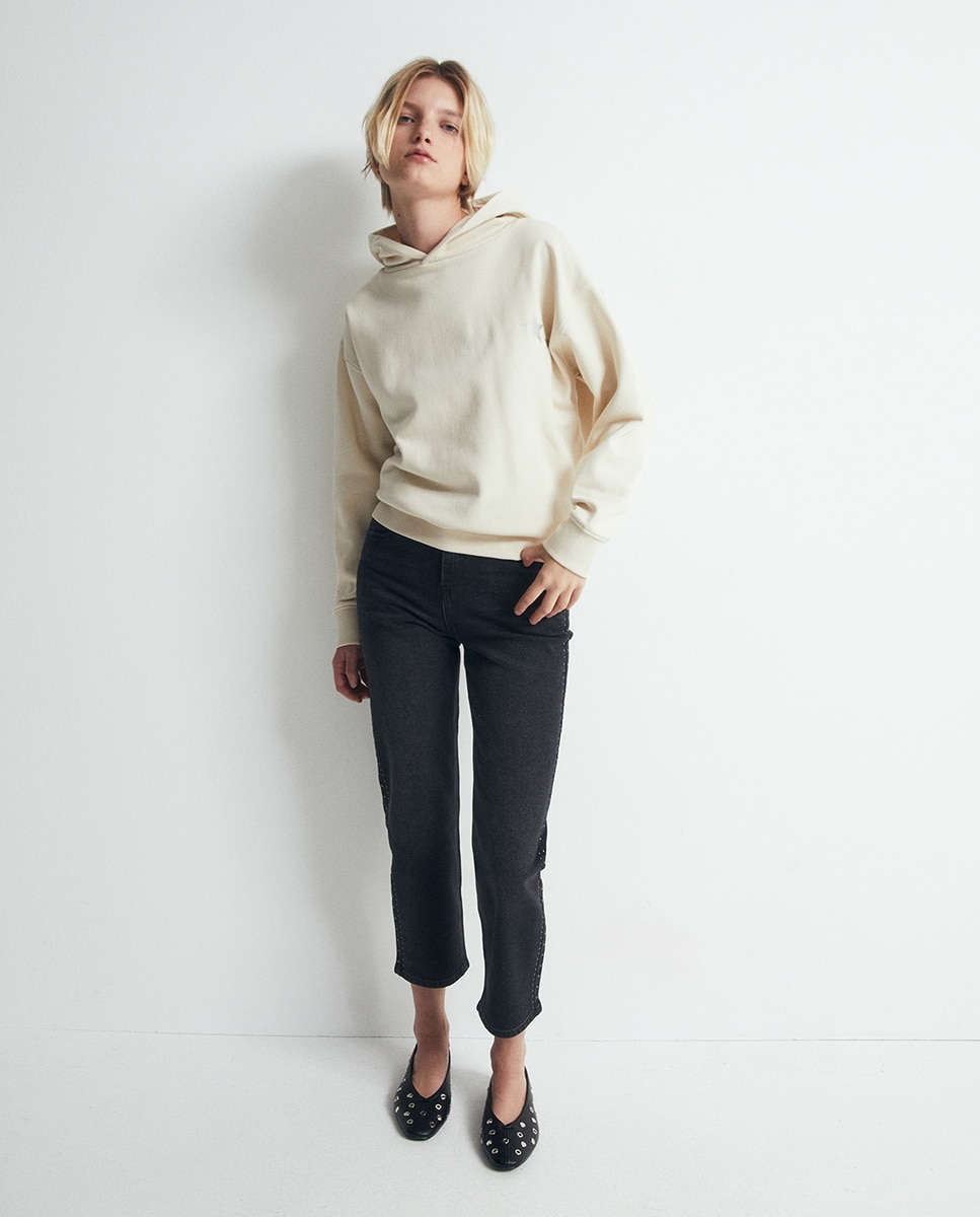 Sweatshirt com Capuz Oversized 120 Cru-3