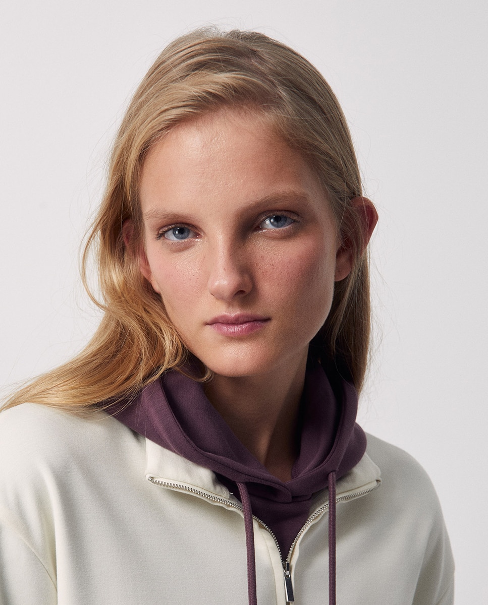Sweatshirt Básica Soft Touch 120 Cru-3