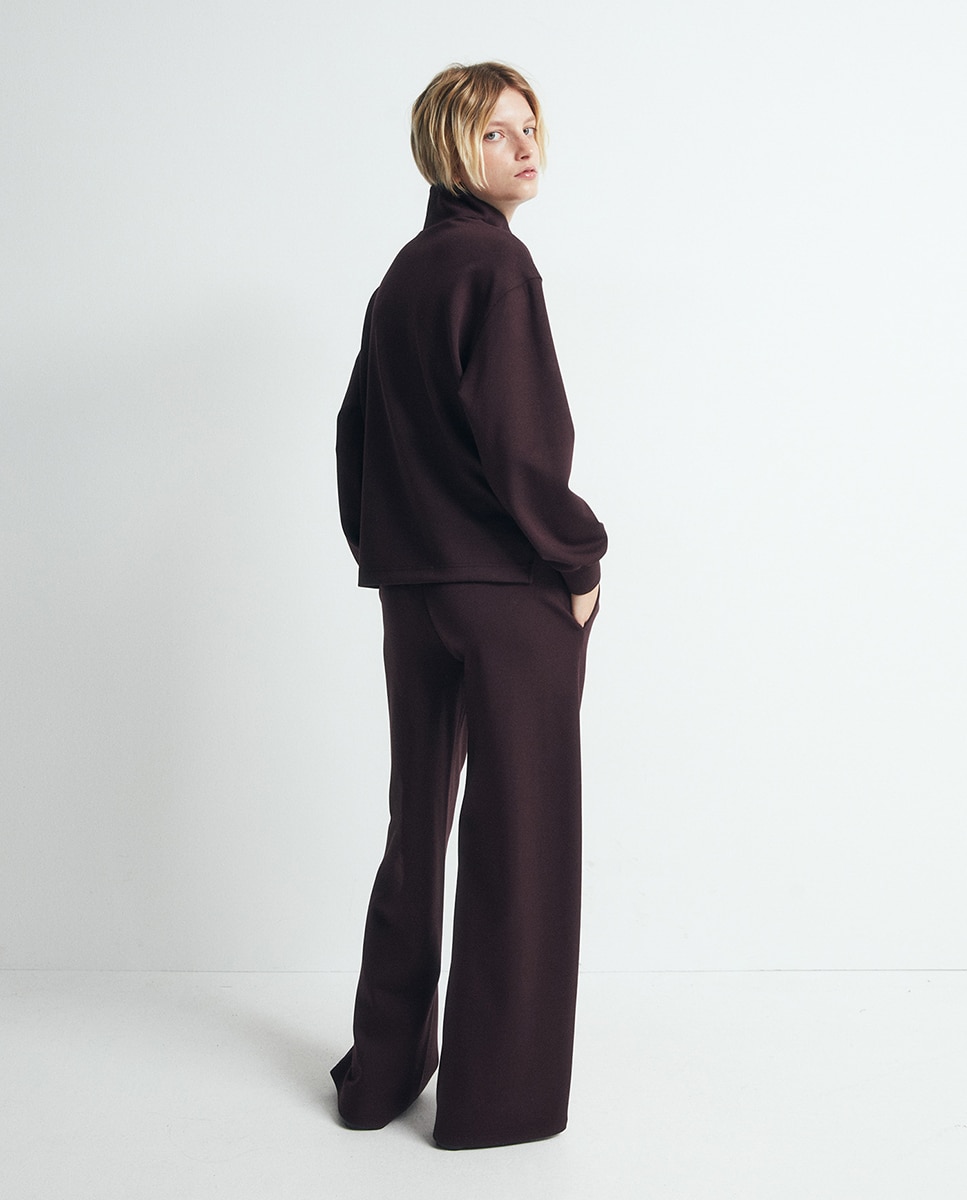 Sweatshirt Básica Soft Touch 291 Beringela-4