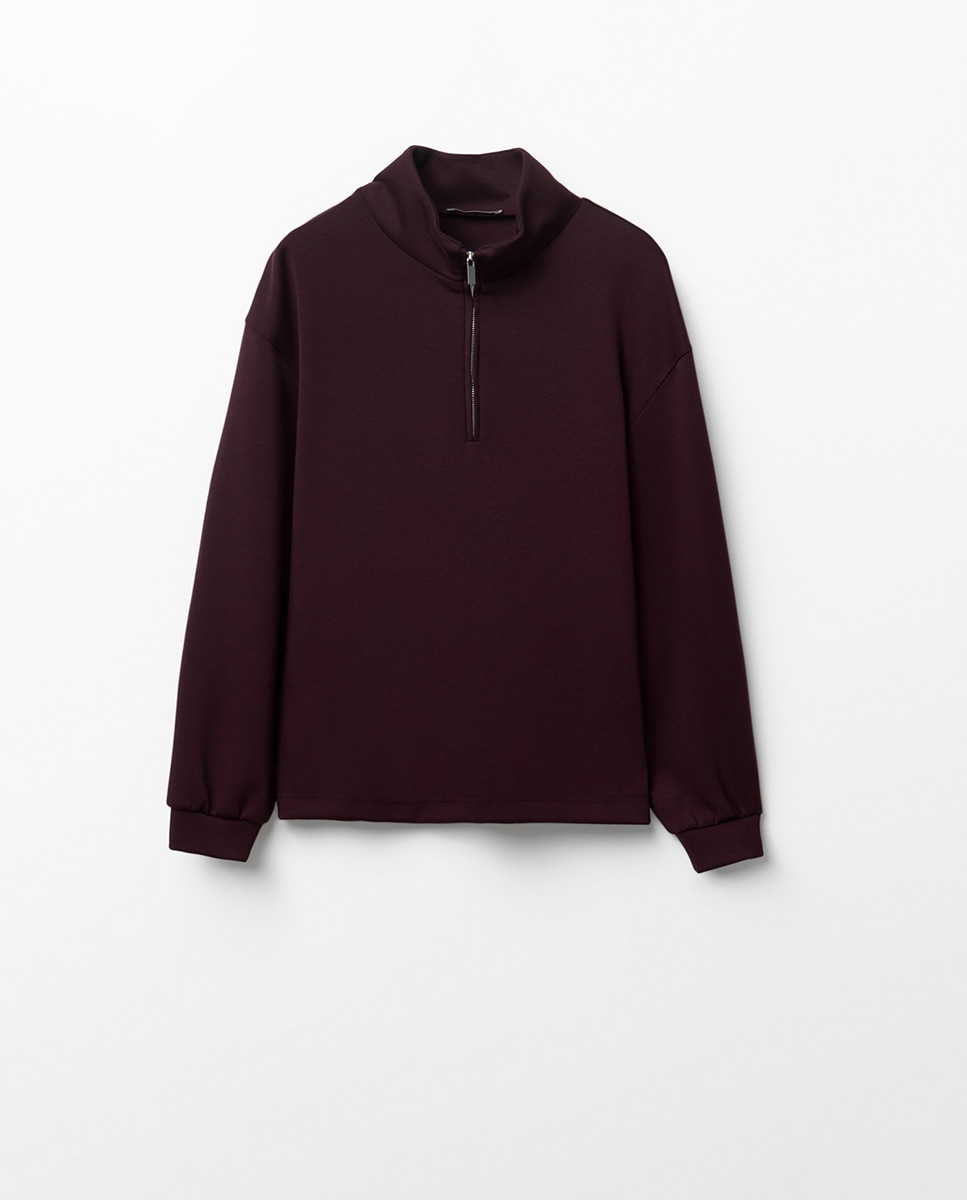 Sweatshirt Básica Soft Touch 291 Beringela-5