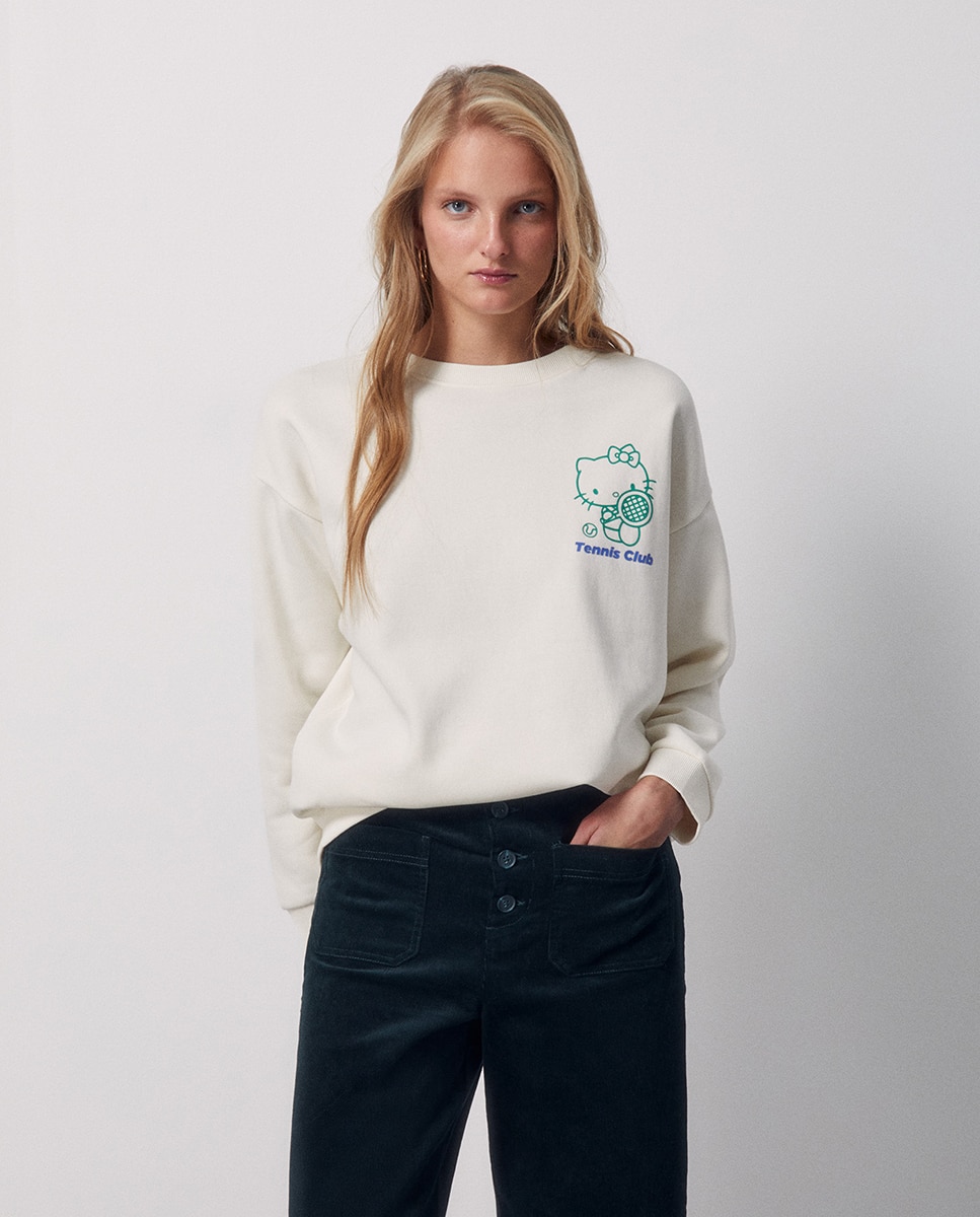 Imagen 1 de Sudadera Hello Kitty Blanco