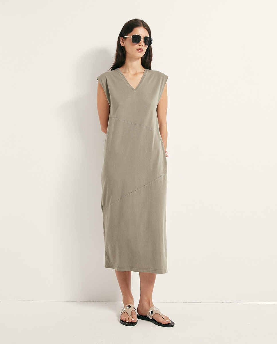 Imagem 0 de Vestido Básico com Lavagem