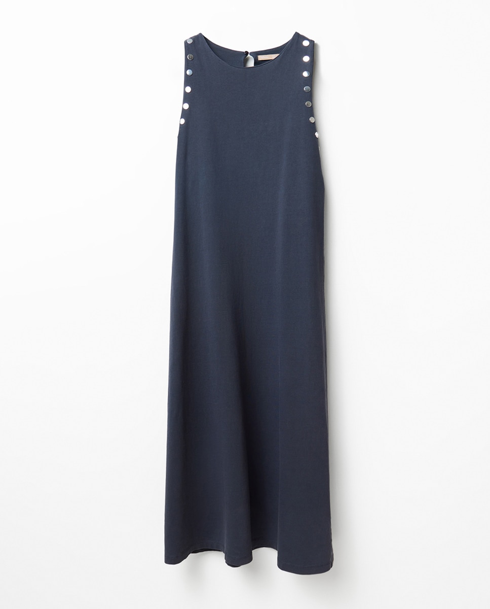 Vestido com Tachas Chumbo-5