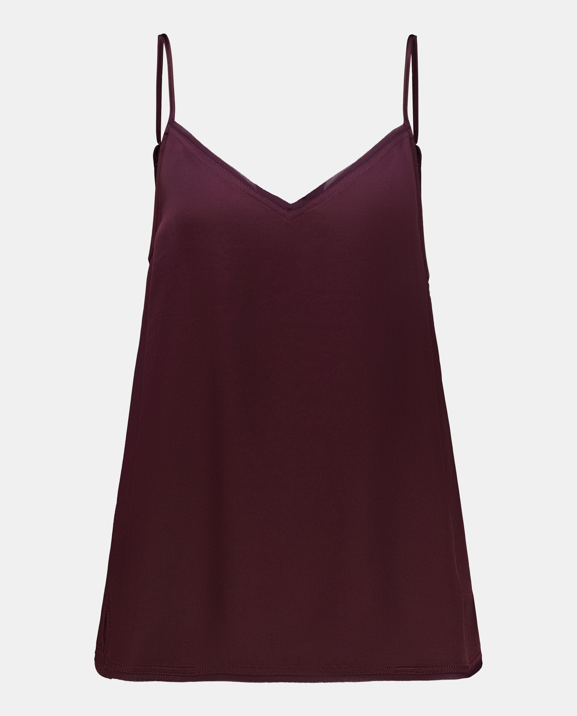 Blusa Rendilhada Acetinada Bordeaux-4