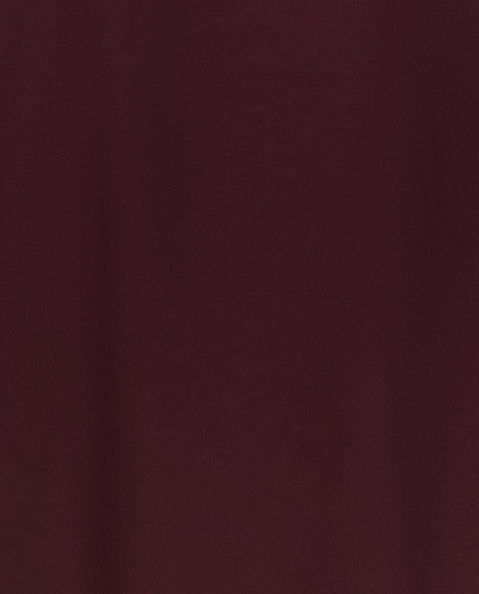 Blusa Rendilhada Acetinada Bordeaux-5