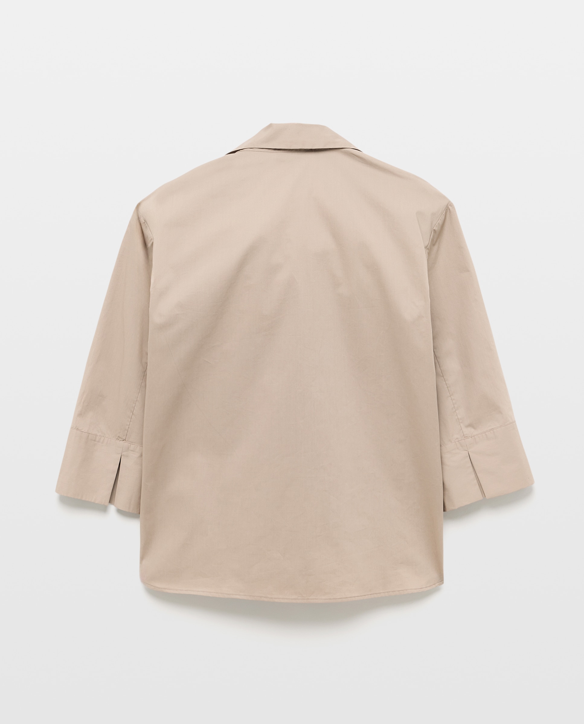 Top popelín manga larga de mujer - Woman El Corte Inglés - 410 Azul claro 850 Piedra-6