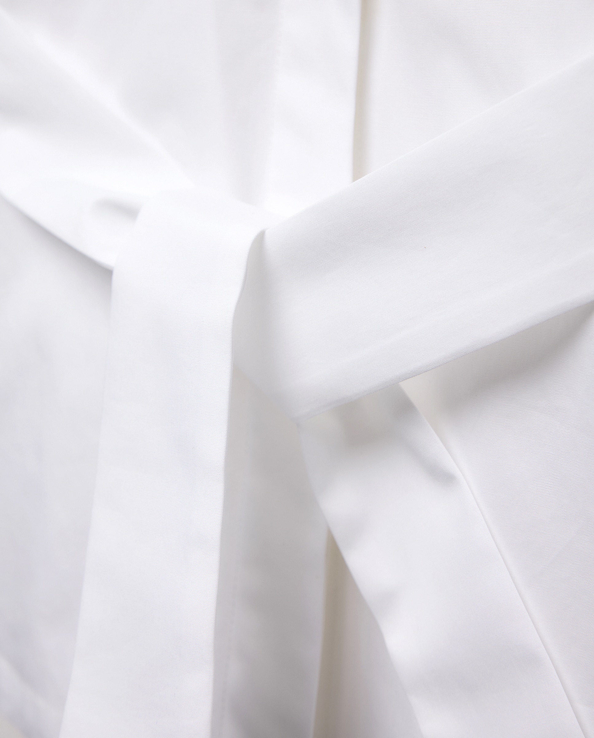 Blusa de Popelina com Gola Desmontável Branco-6