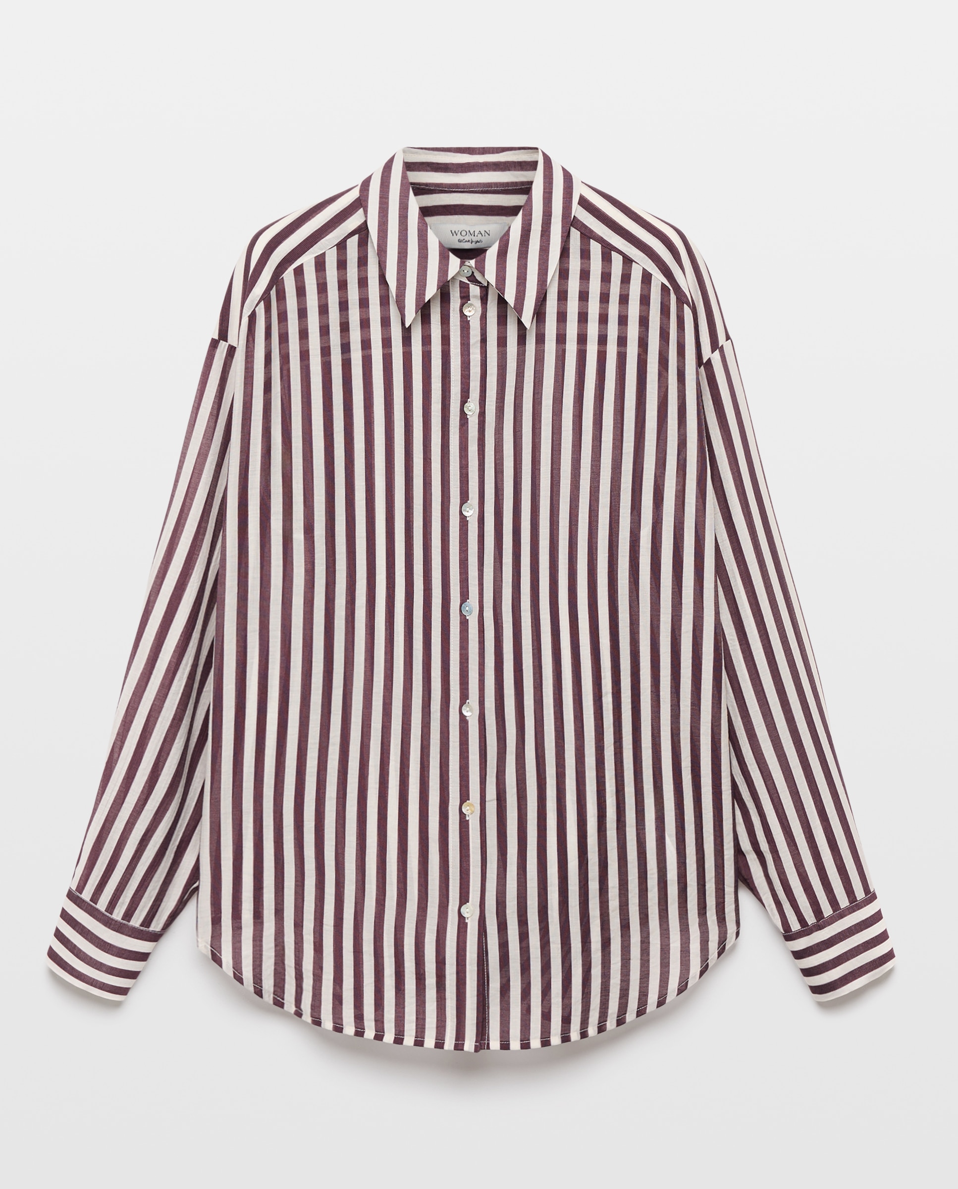 Blusa Tipo Camiseiro com Manga Comprida Roxo-4
