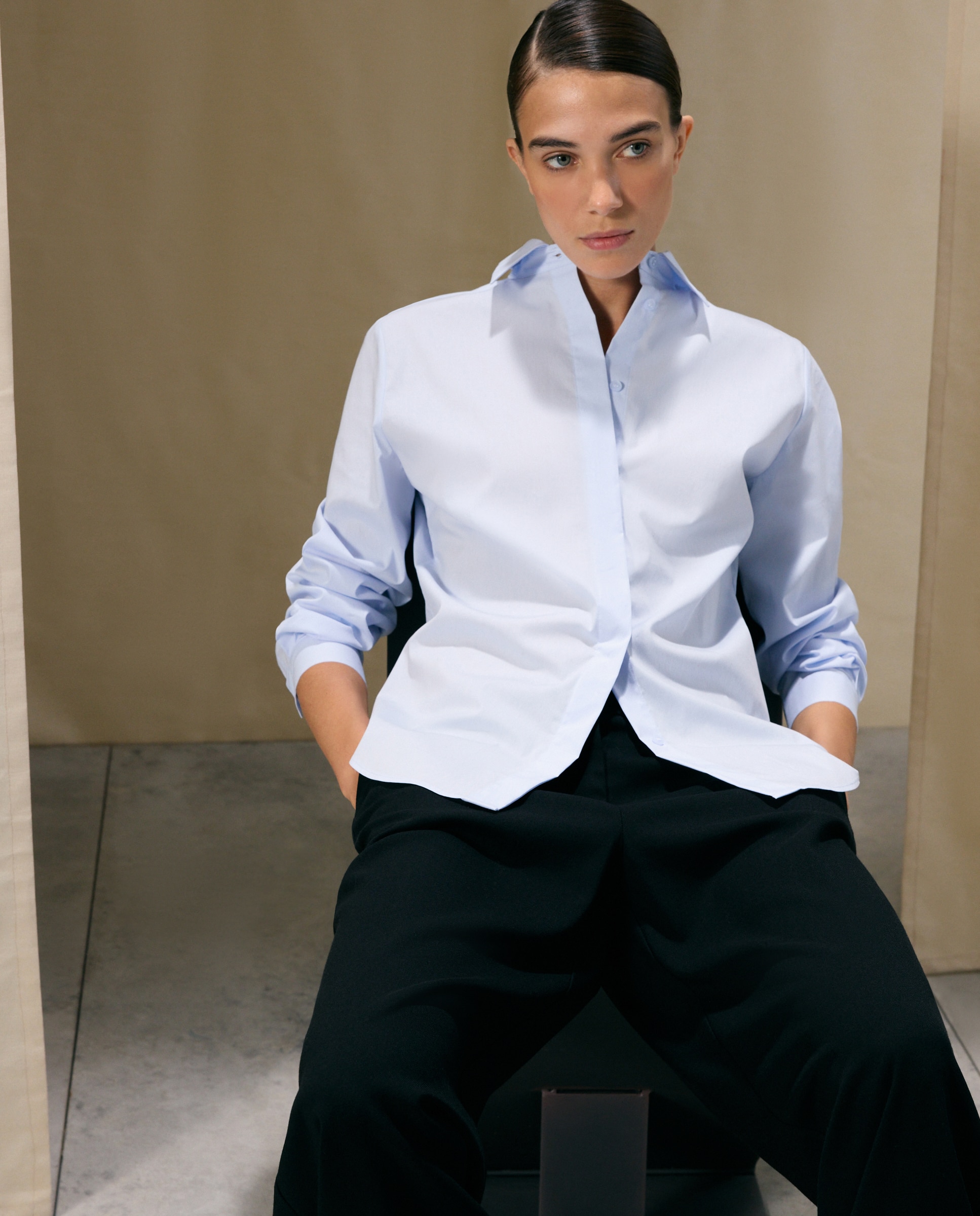 Imagem 0 de Blusa de Popelina