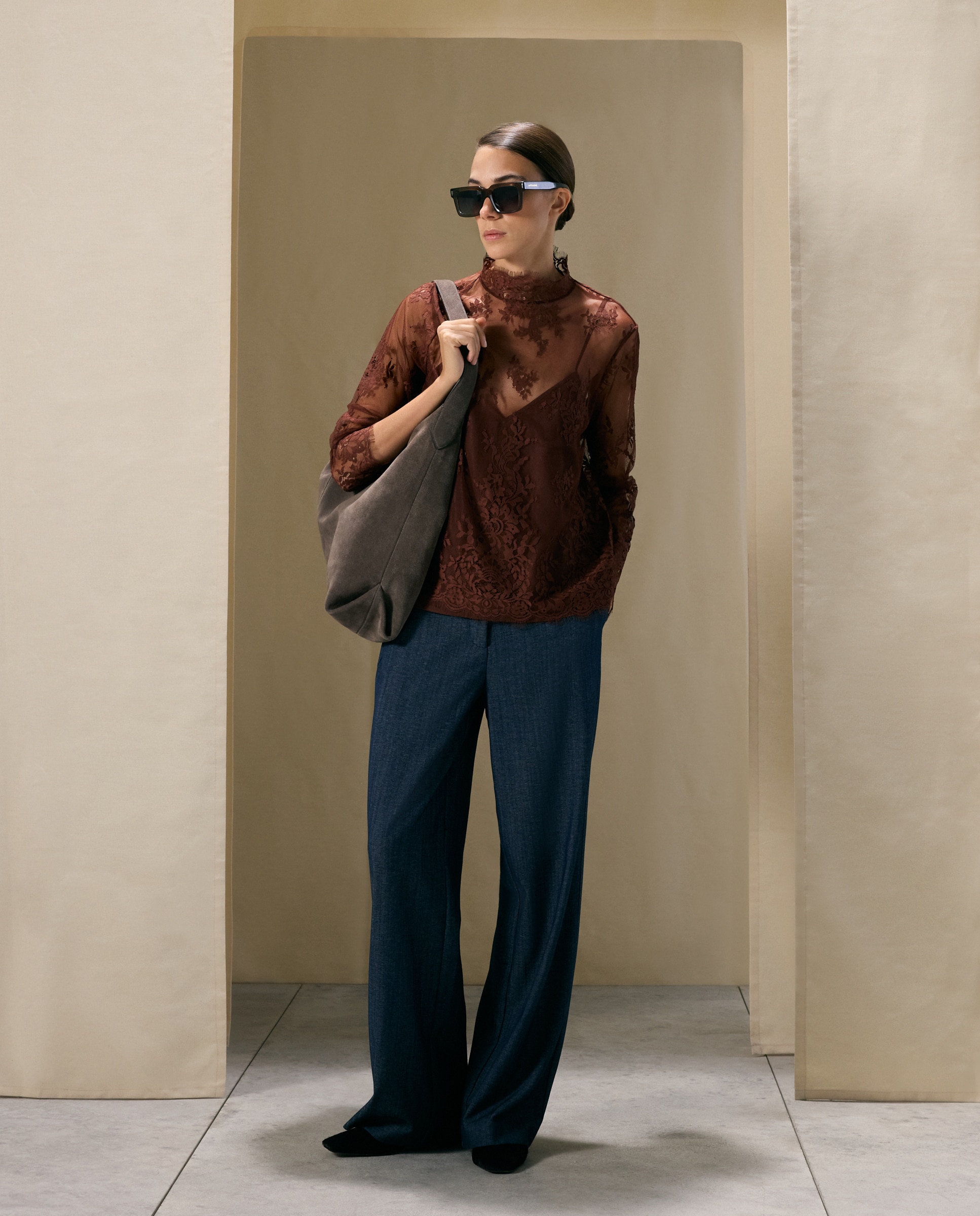 Blusa Lisa de Manga Comprida Toffee-2