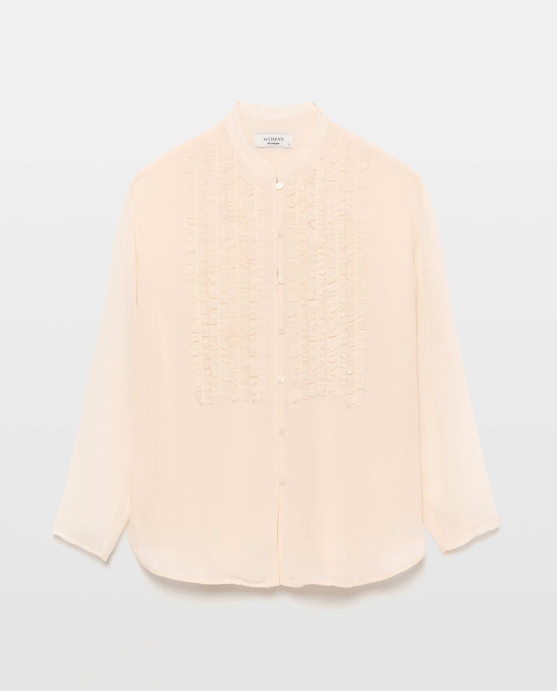 Imagem 0 de Blusa Lisa com Folhos