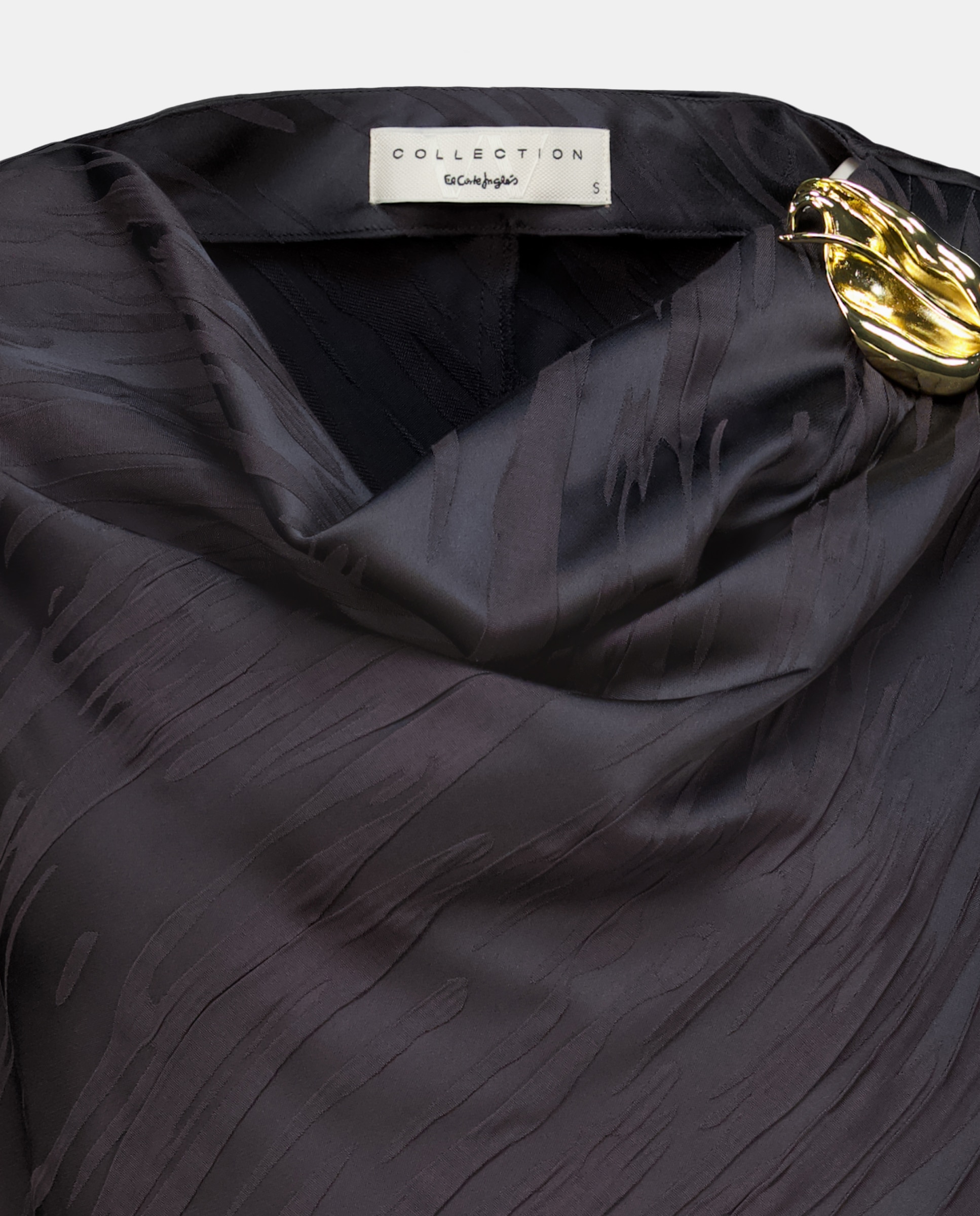 Top Liso sem Mangas Chumbo-5