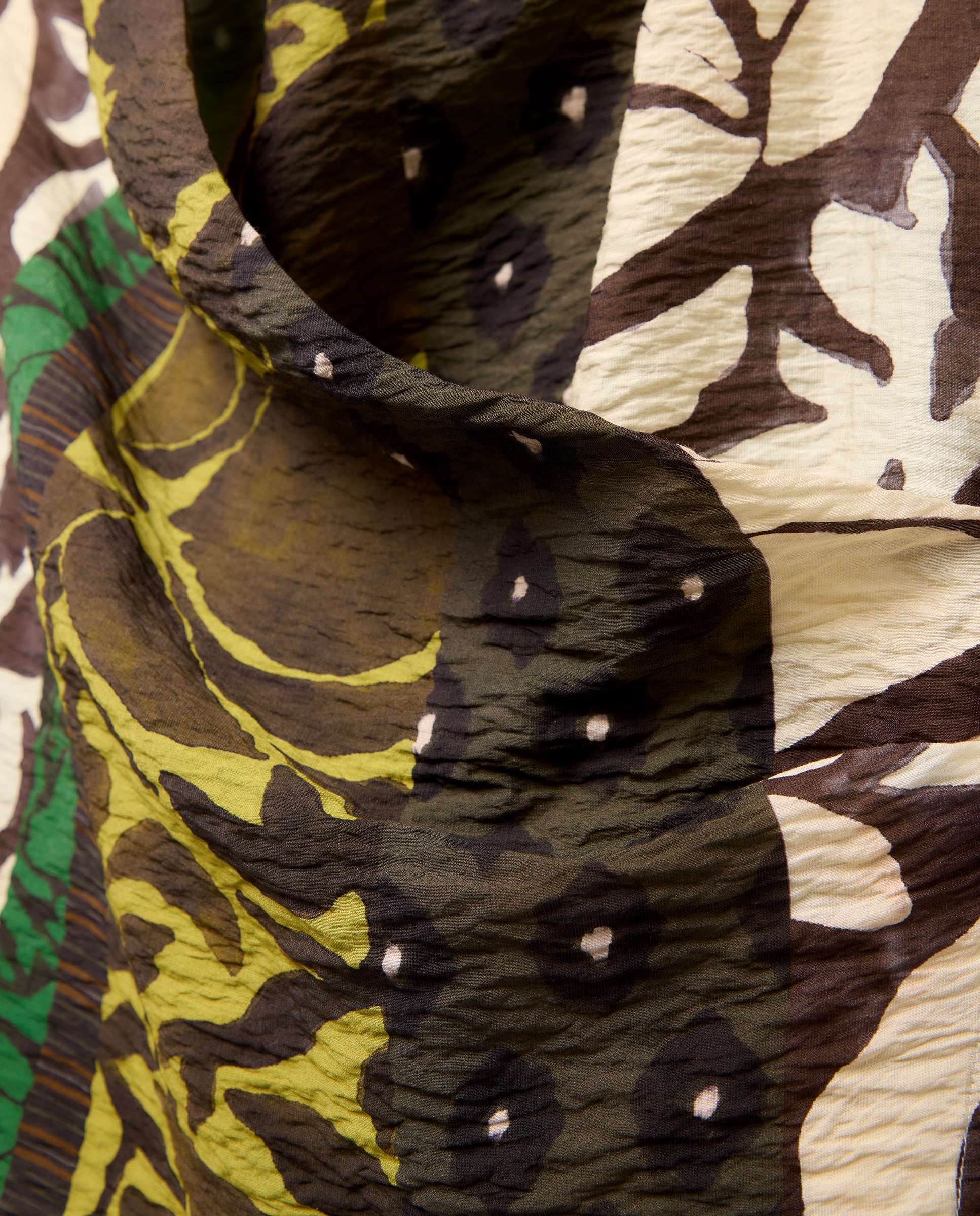 Top Estampado com Gola Halter Verde-5