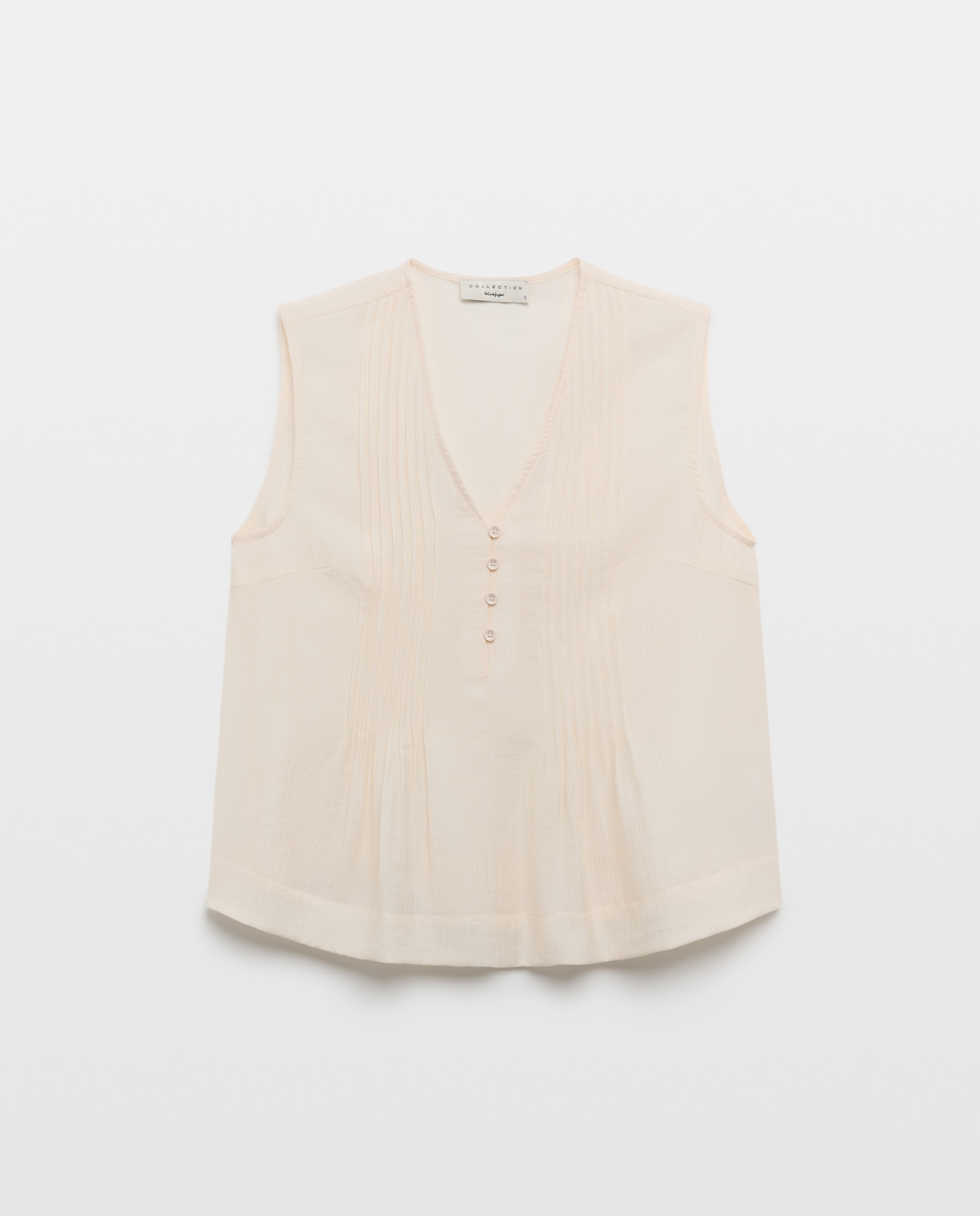 Imagem 0 de Top sem Mangas com Pregas