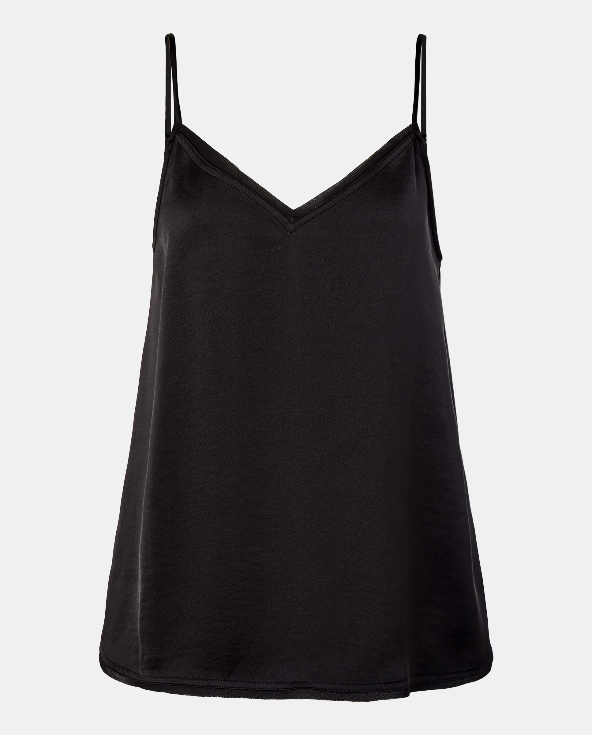 Blusa Rendilhada Acetinada Preto-4