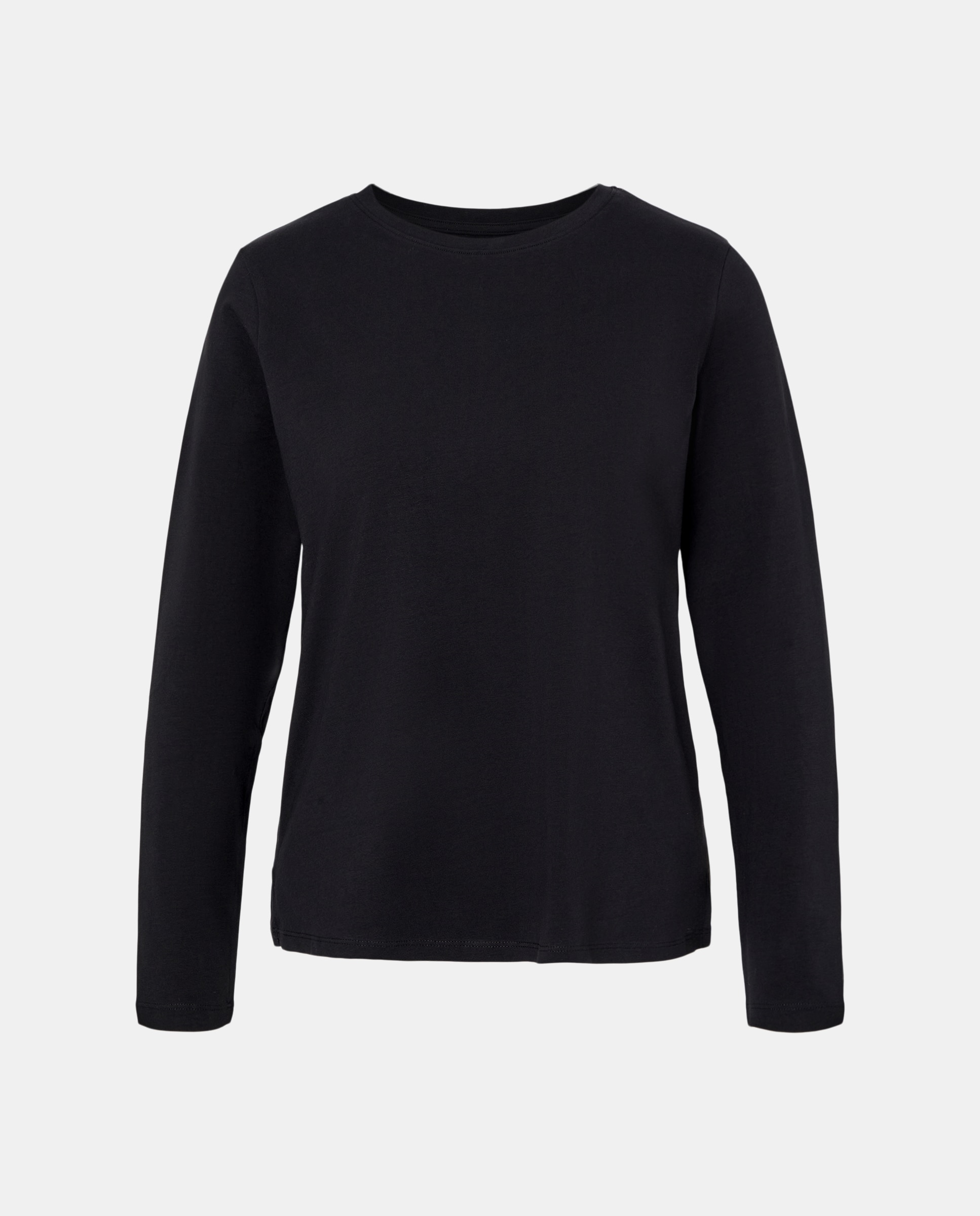 Camisola com Manga Comprida Preto-4