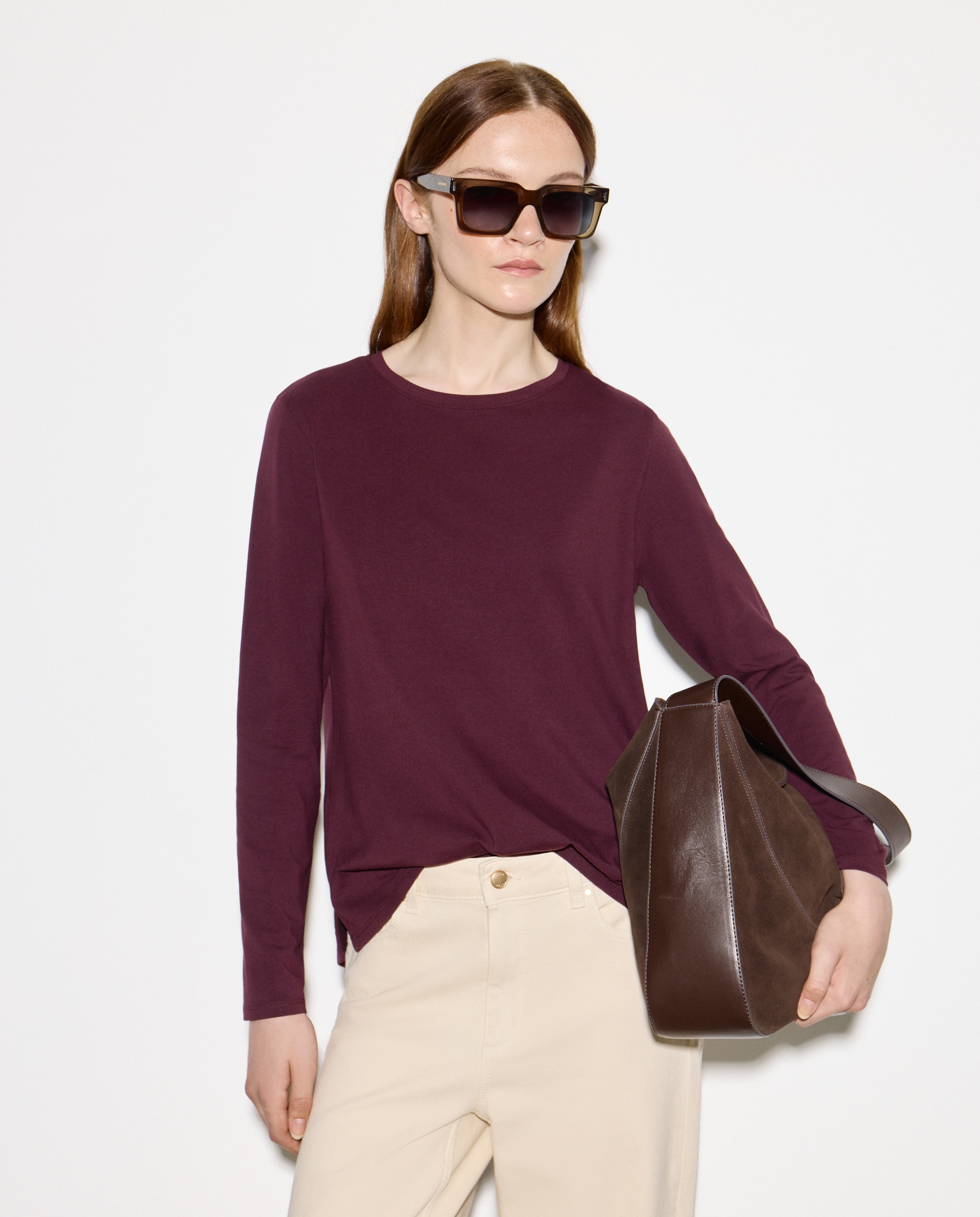 Camisola com Manga Comprida 290 Bordeaux-2