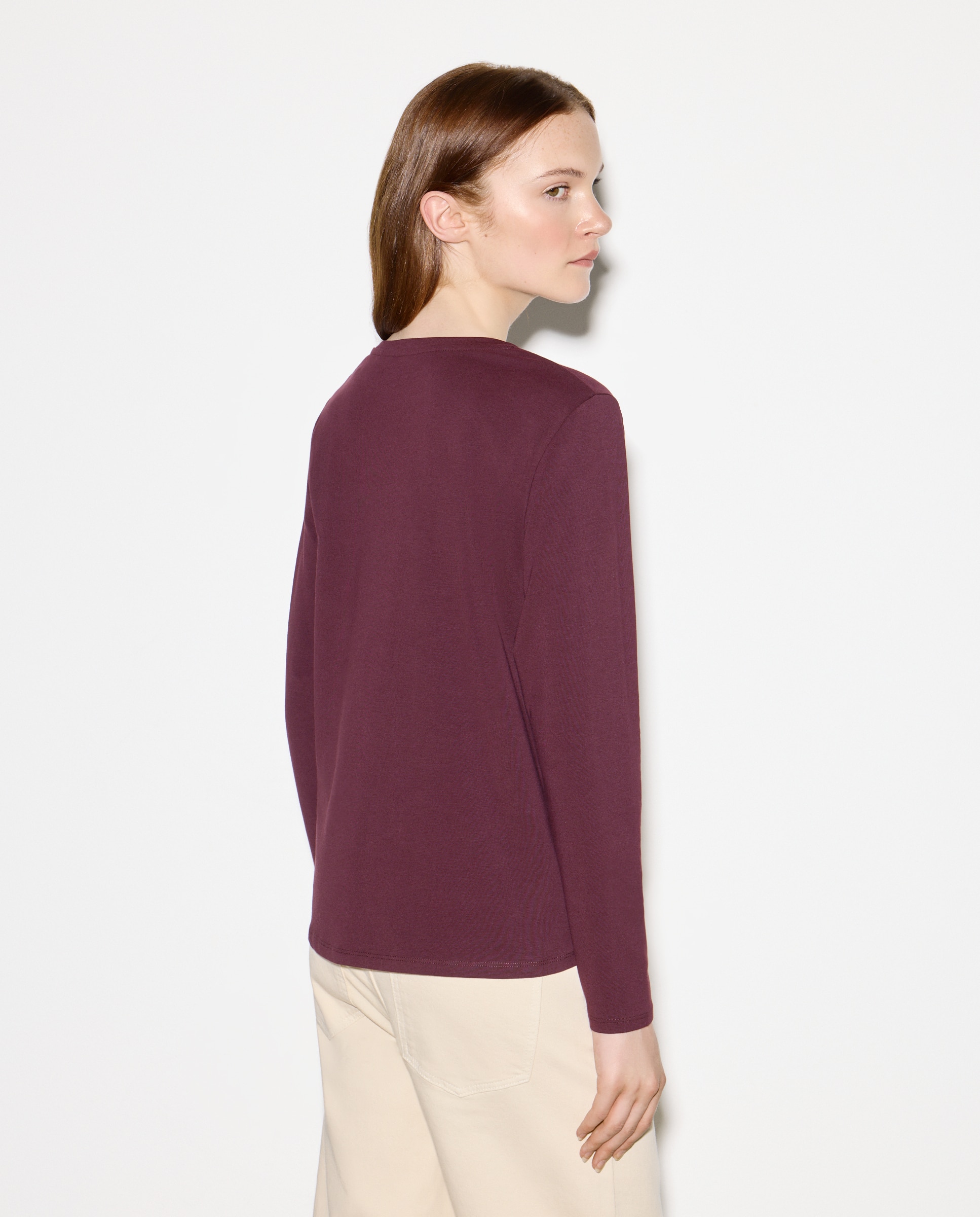 Camisola com Manga Comprida 290 Bordeaux-3