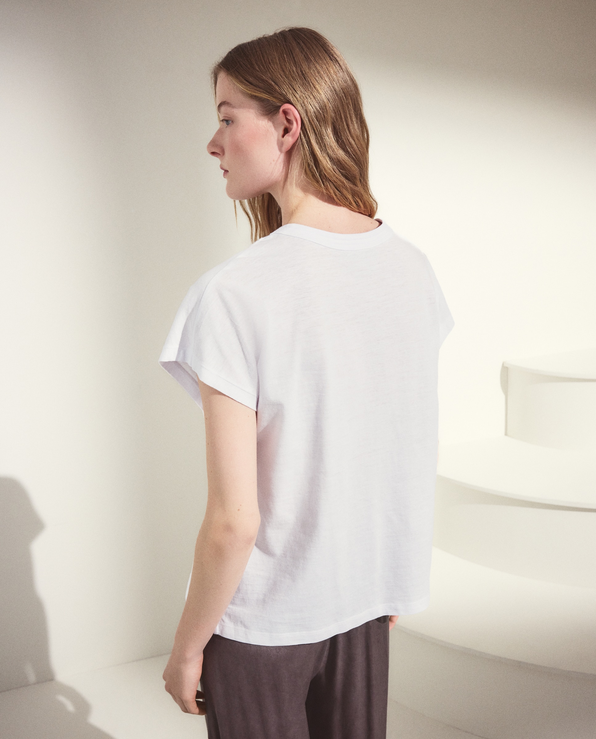 Camiseta manga corta de mujer - Woman El Corte Inglés - 120 Crudo 120 Crudo-3