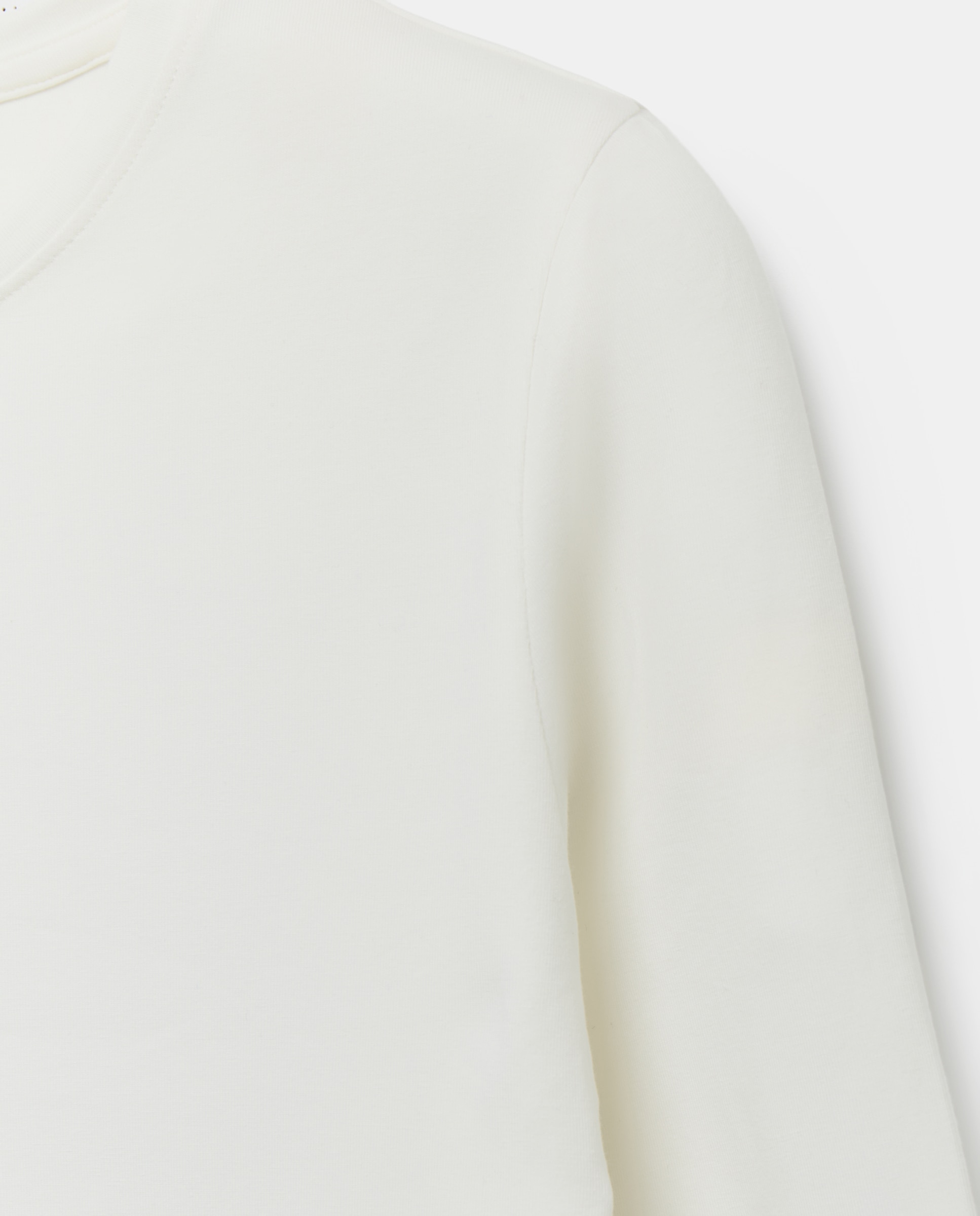 Camiseta de mujer con manga larga y cuello caja - Woman El Corte Inglés - 120 Crudo 120 Crudo-5