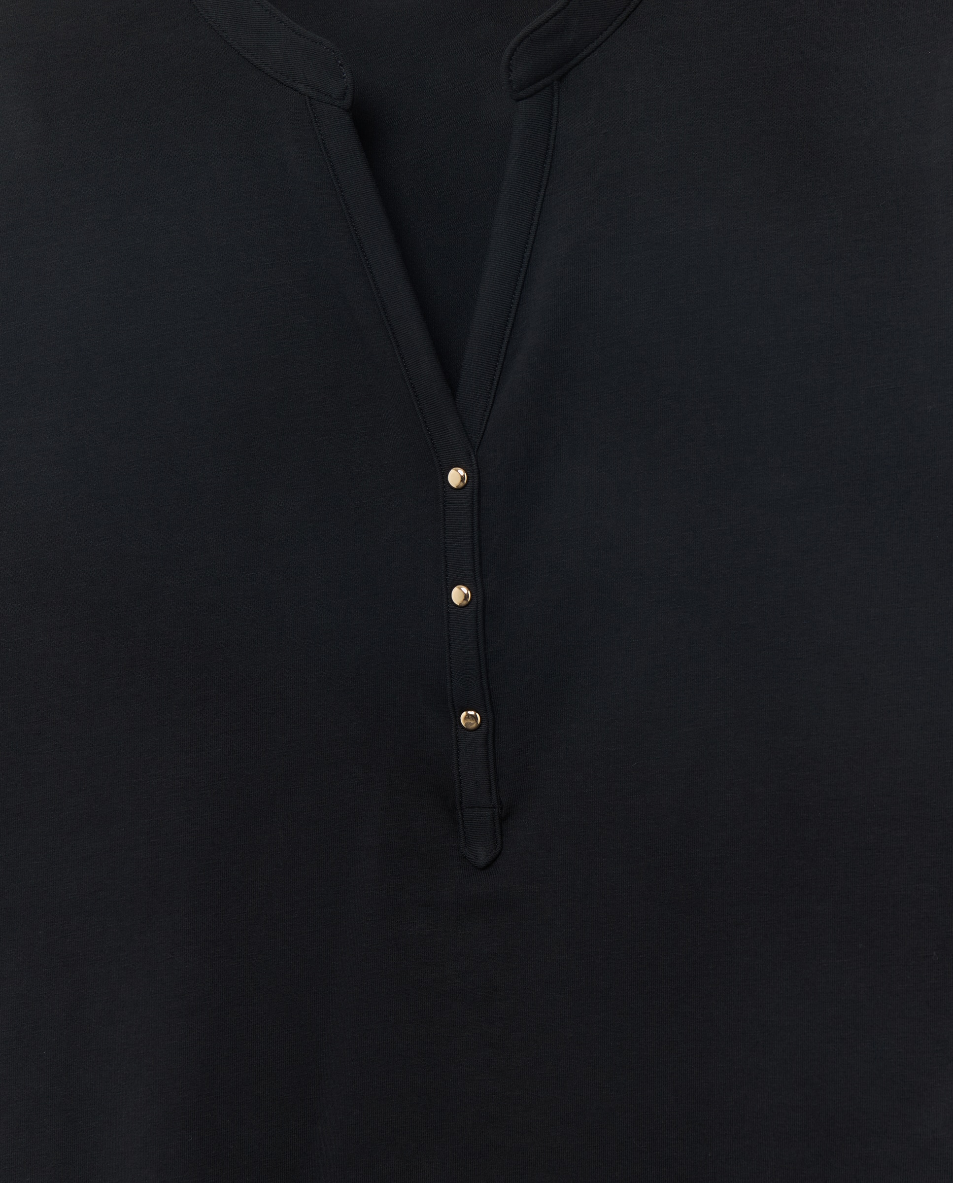 Imagen 6 de Camiseta de mujer con manga larga y cuello panadero - Woman El Corte Inglés - Negro Negro