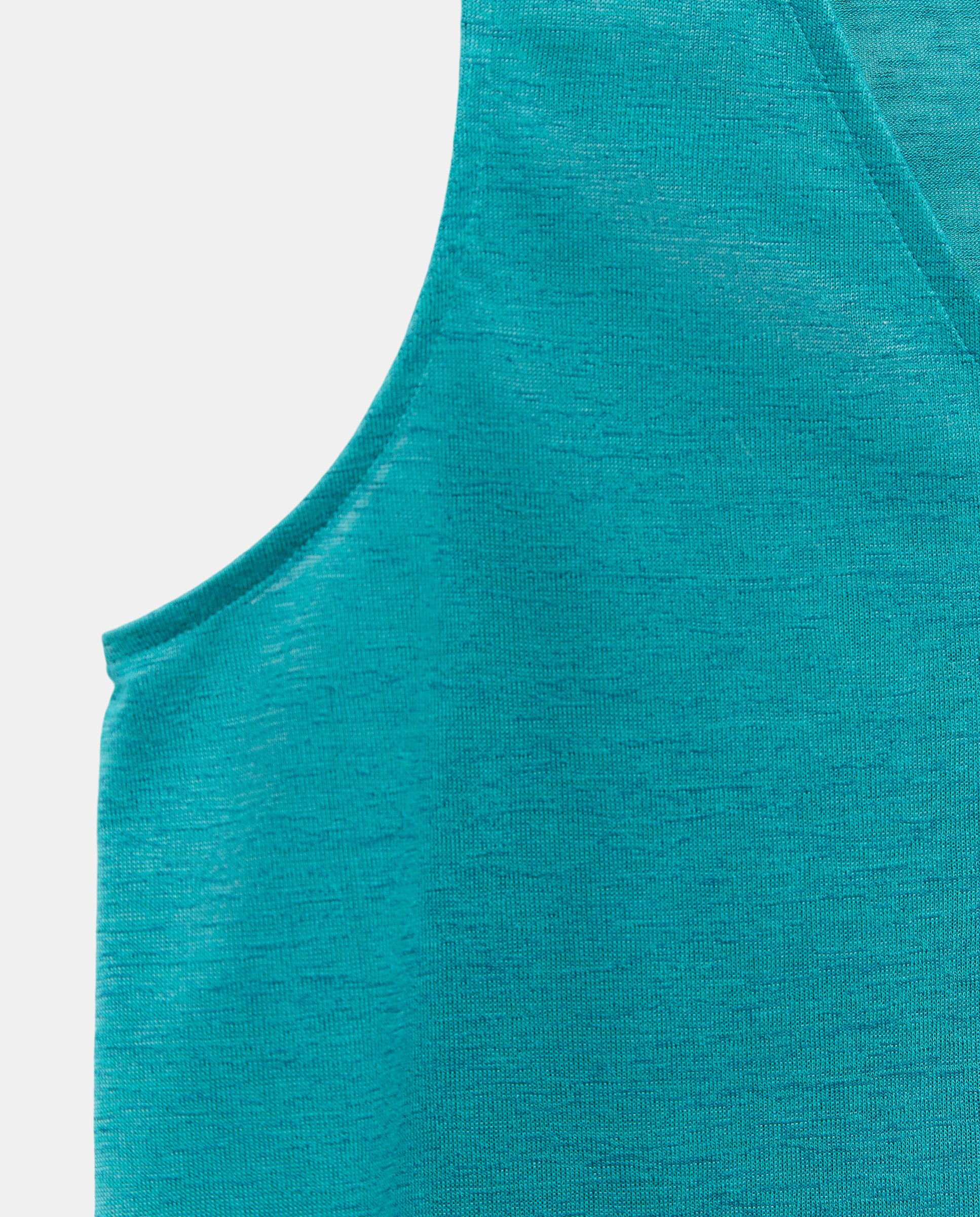 Camiseta sin mangas lisa de mujer - Woman El Corte Inglés - 450 Turquesa 450 Turquesa-5