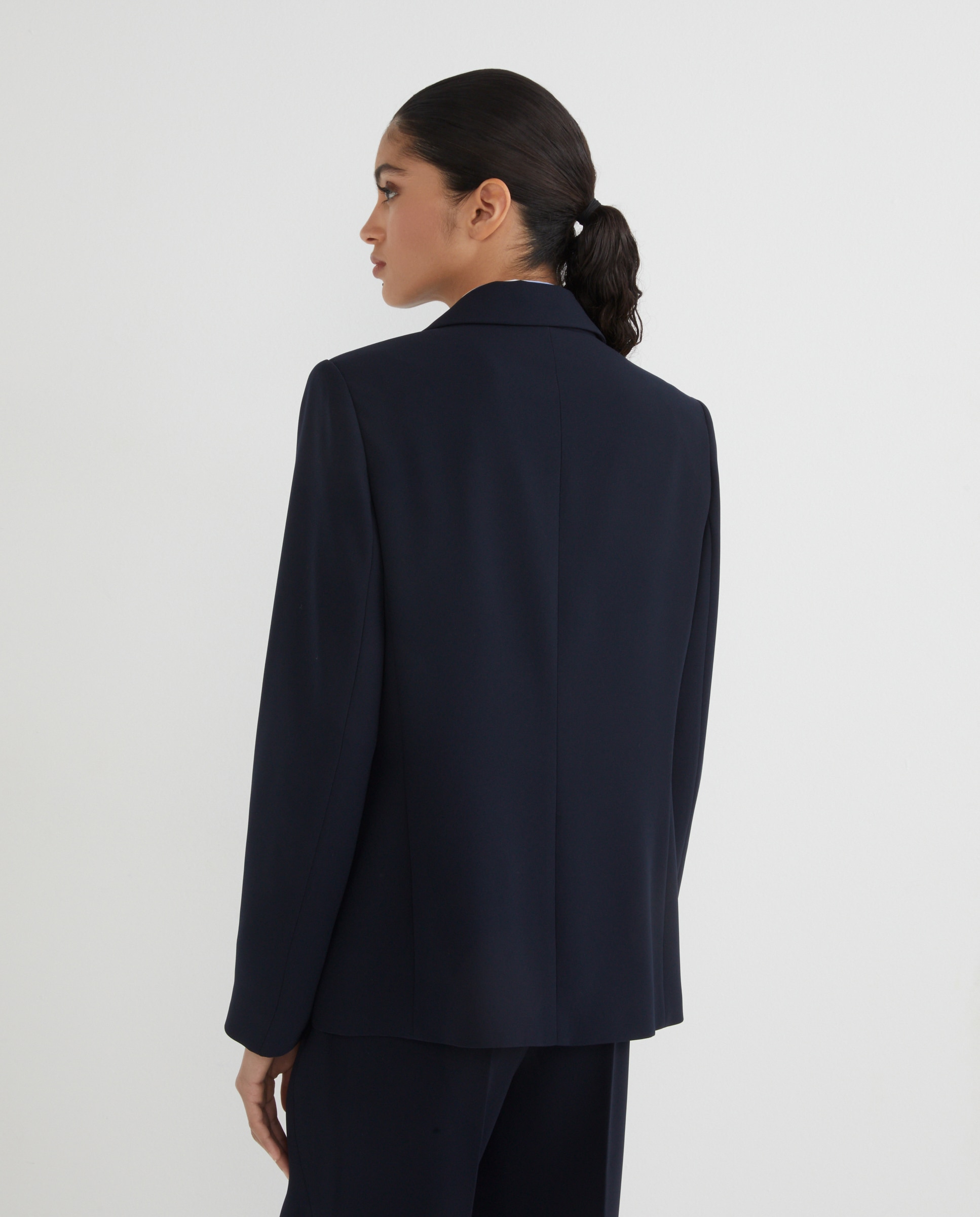 Blazer Liso com Aba Azul-marinho-6