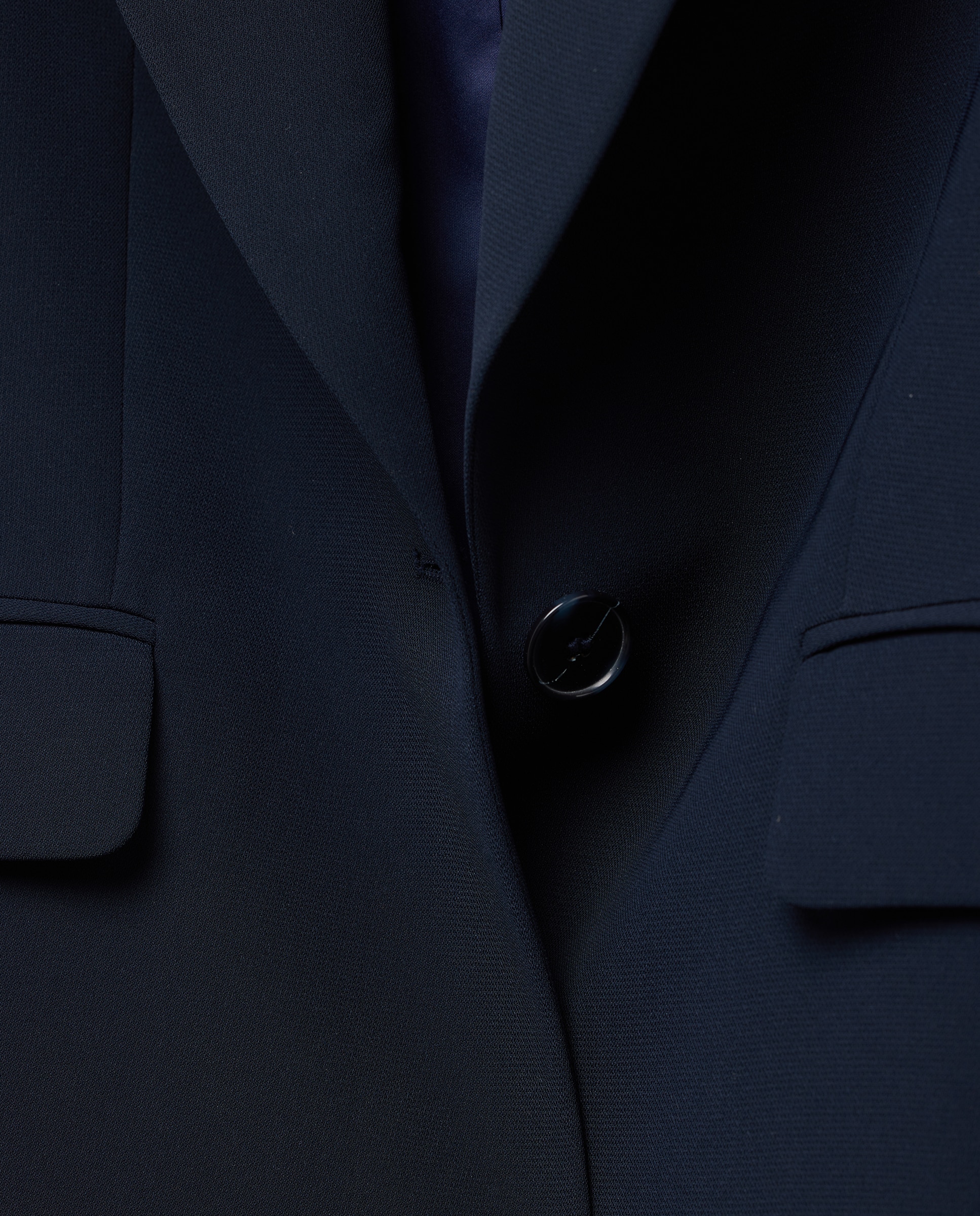 Blazer Liso com Aba Azul-marinho-5