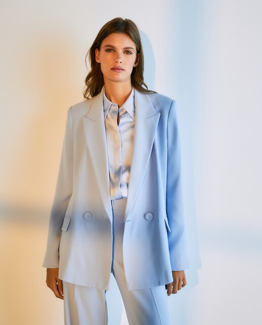 Blazer liso de mujer