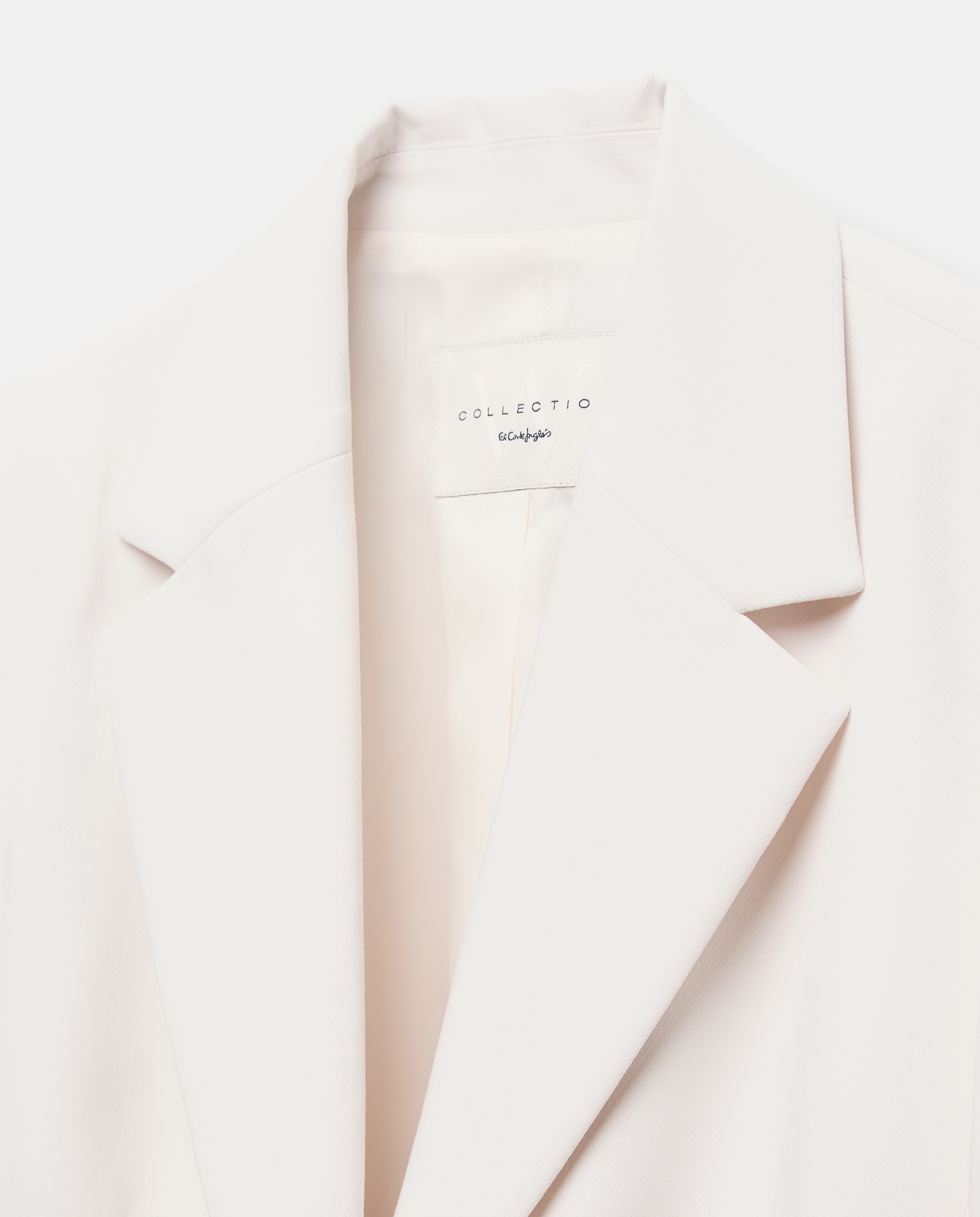Blazer Liso de Poliéster 120 Cru-6