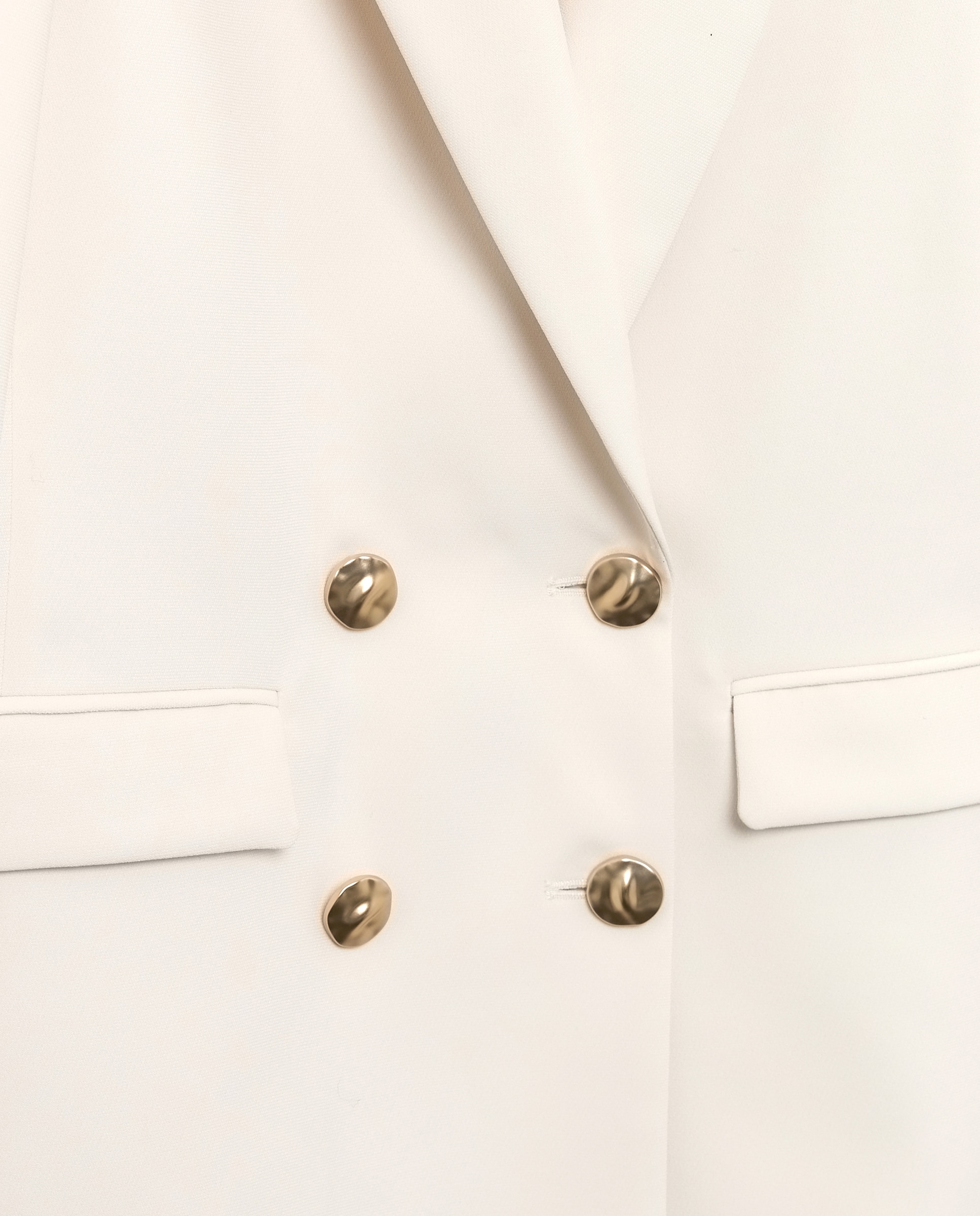 Blazer Cruzado em Crepe 120 Cru-6