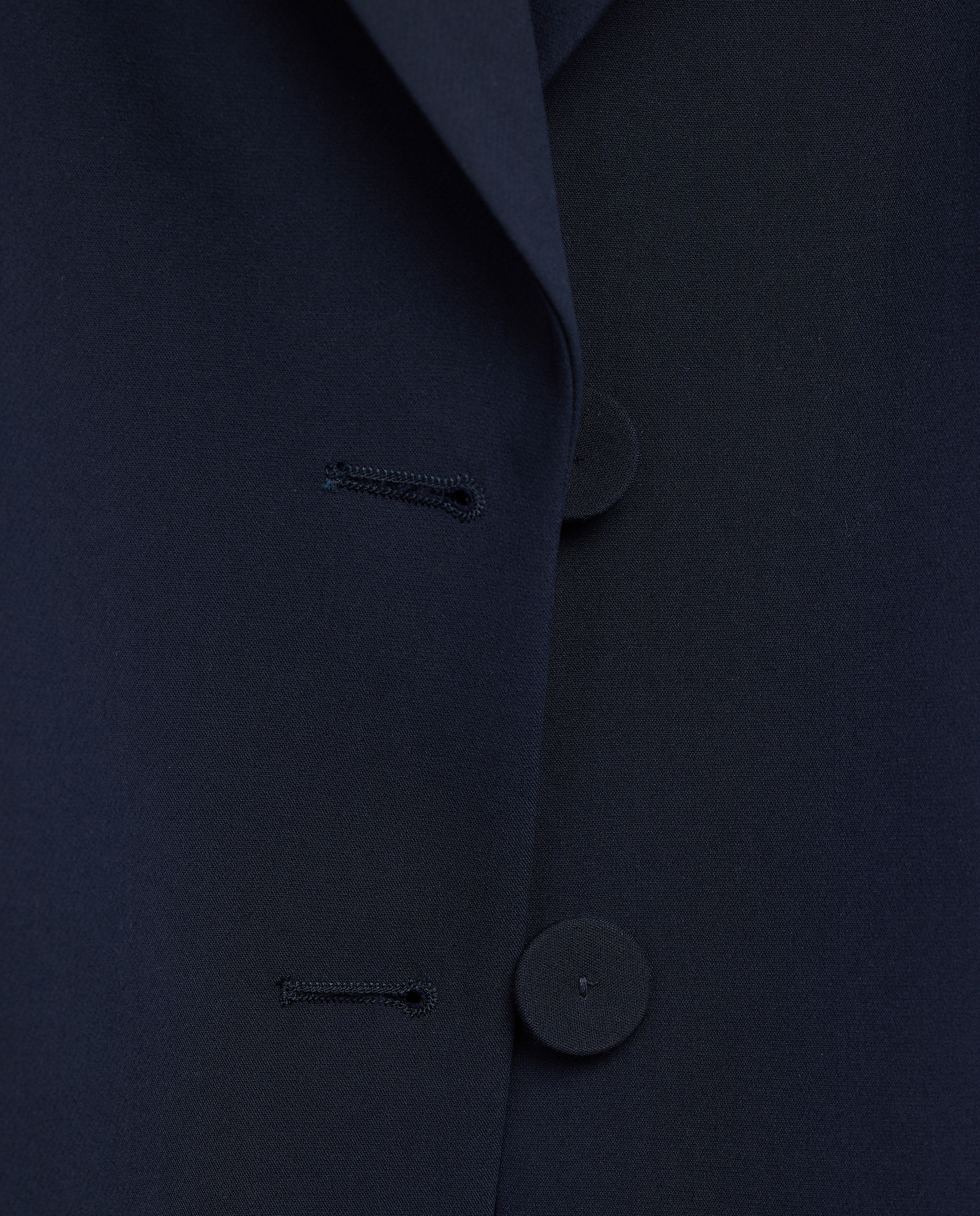 Blazer Liso de Poliéster Azul-marinho-5