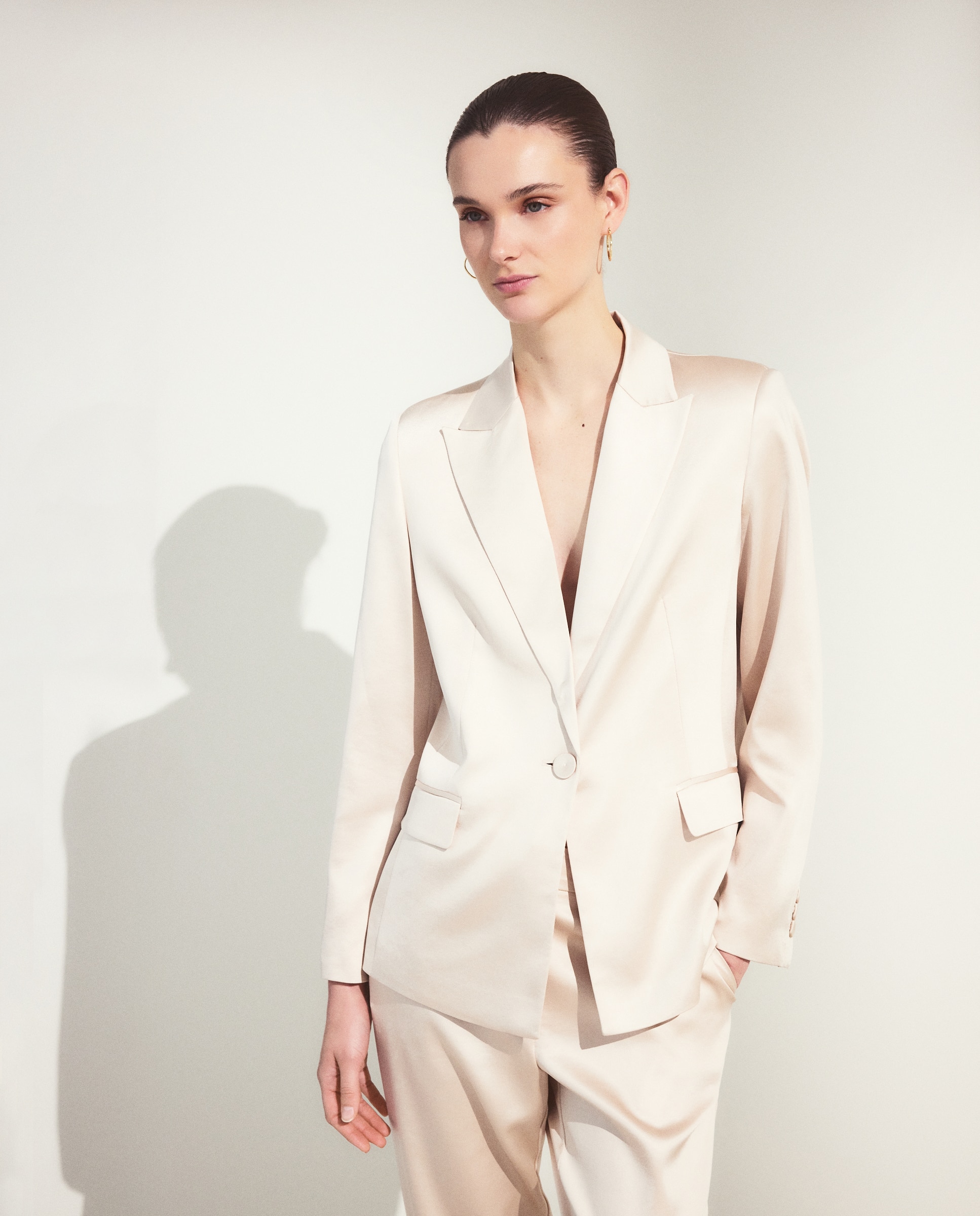Imagem 0 de Blazer Liso Acetinado