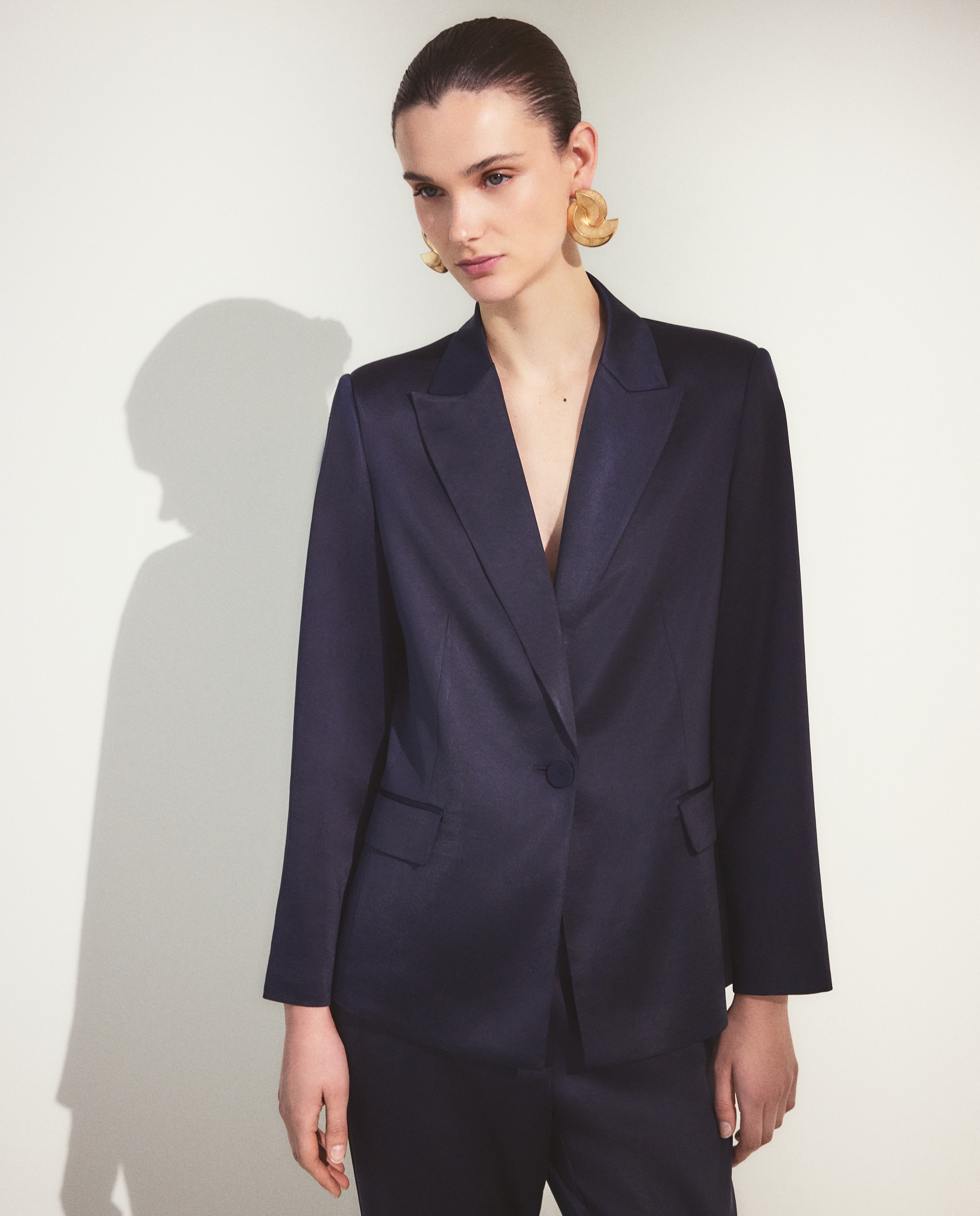 Imagem 0 de Blazer Liso Acetinado