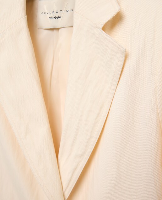 Blazer de mujer lisa de crinkle