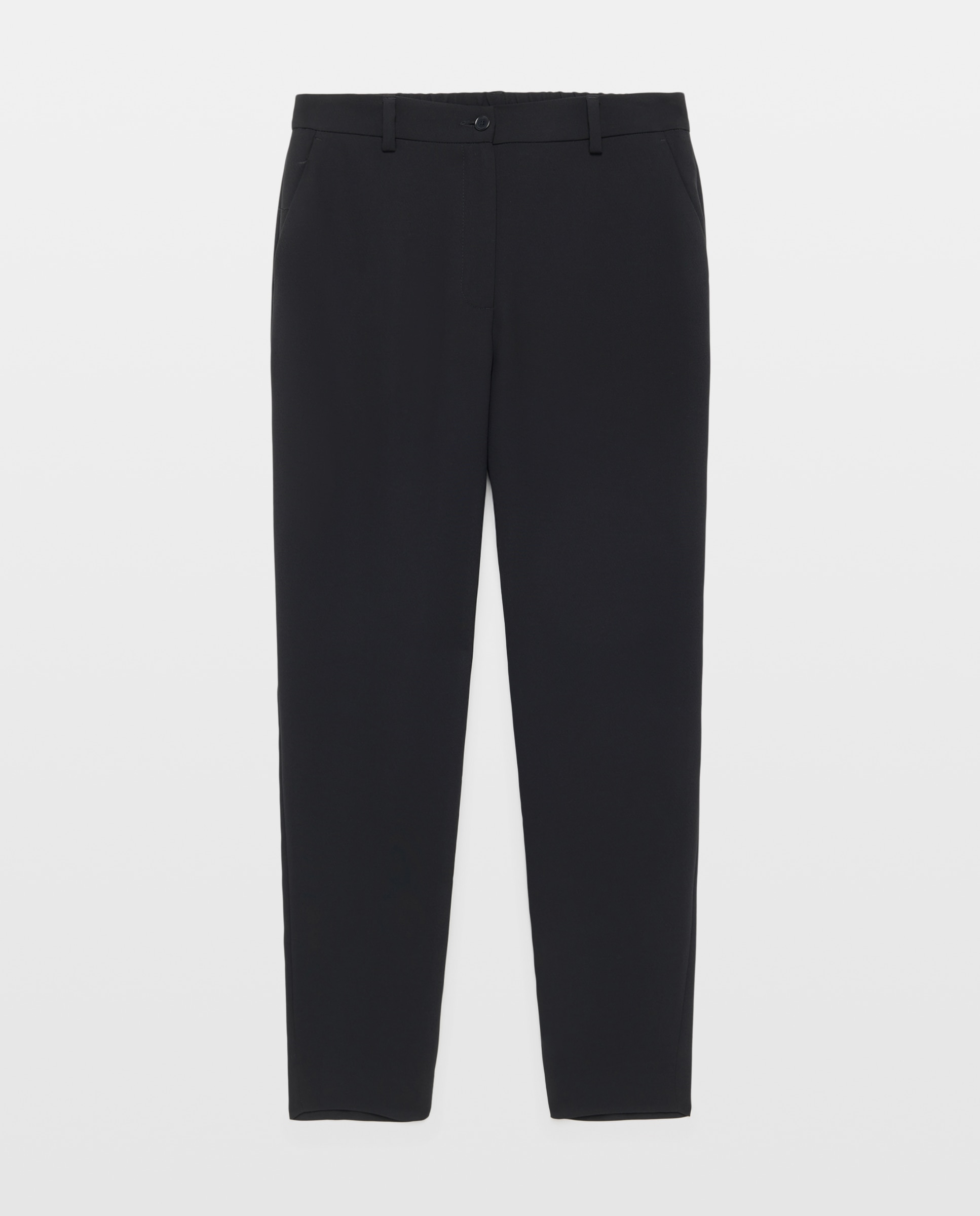 Pantalón semipitillo bolsillos - Woman El Corte Inglés - Negro Negro-4