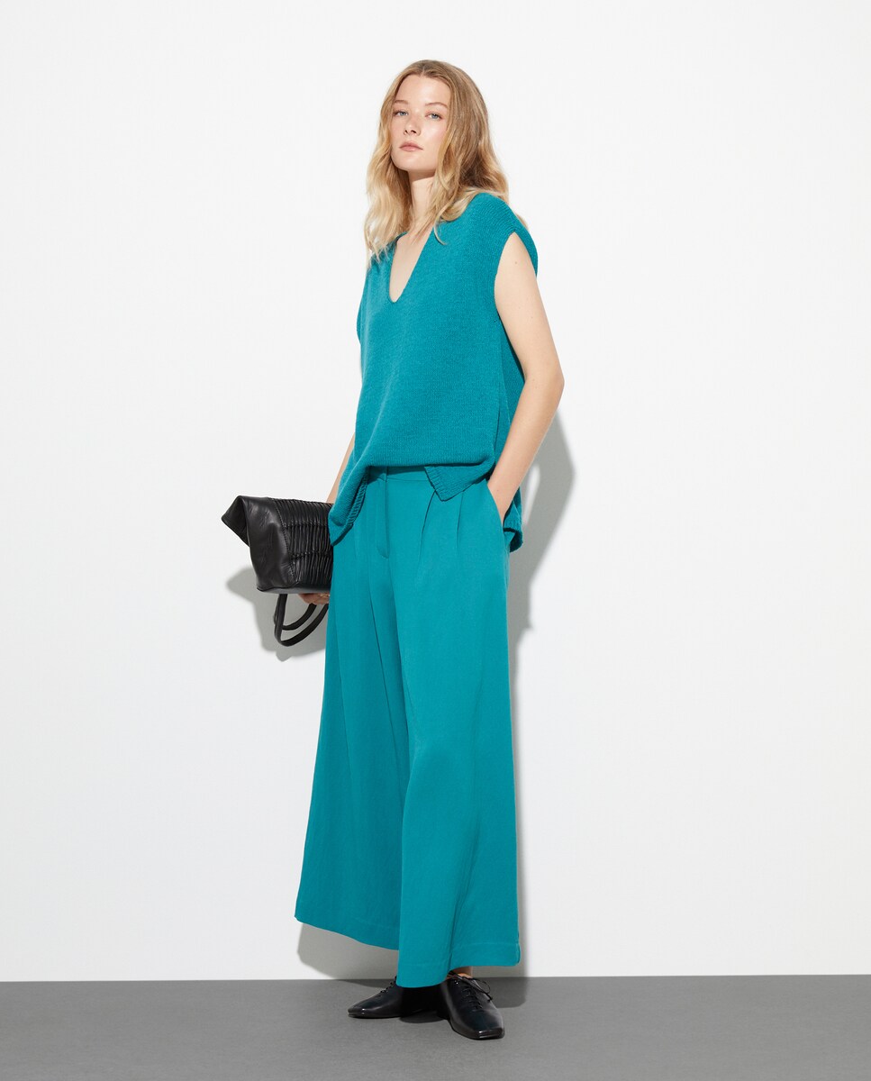 Pantalón de vestir liso de mujer · Woman El Corte Inglés · El