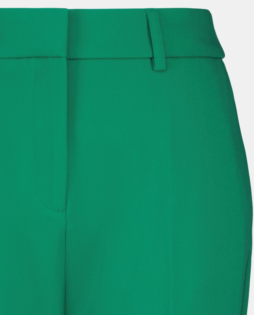 Calças Formais Lisas Verde-5