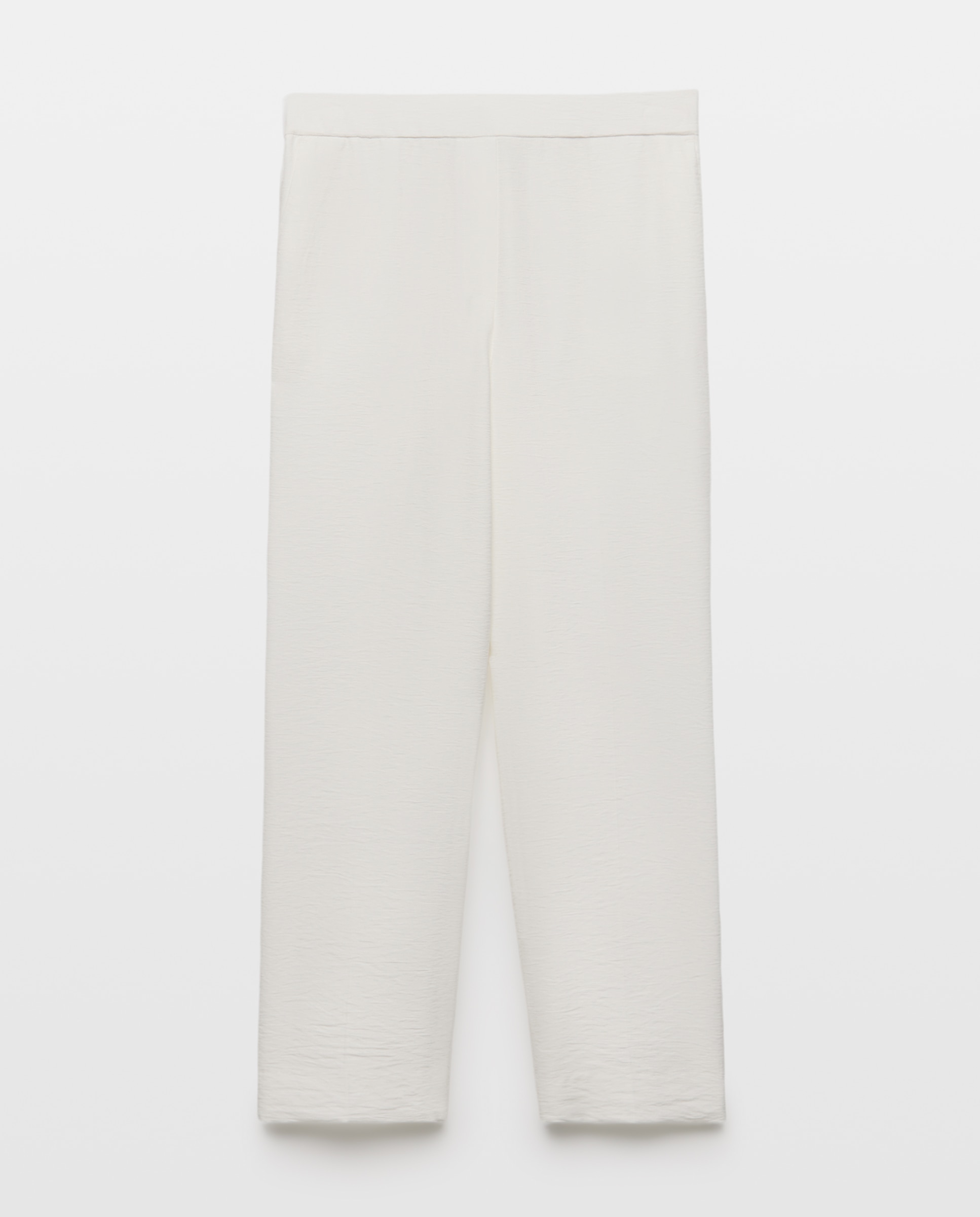 Woman El Corte Inglés - Pantalón de mujer semipitillo crinkle.