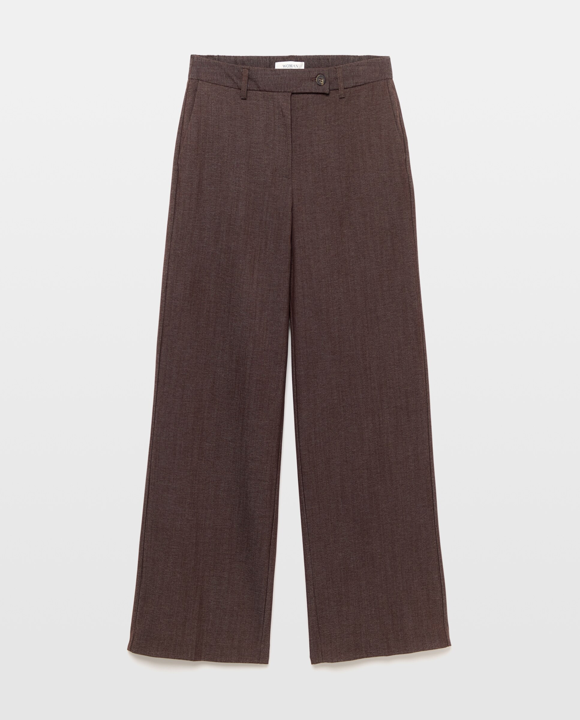 Pantalón ancho fantasía de mujer - Woman El Corte Inglés - Marrón Marrón-4