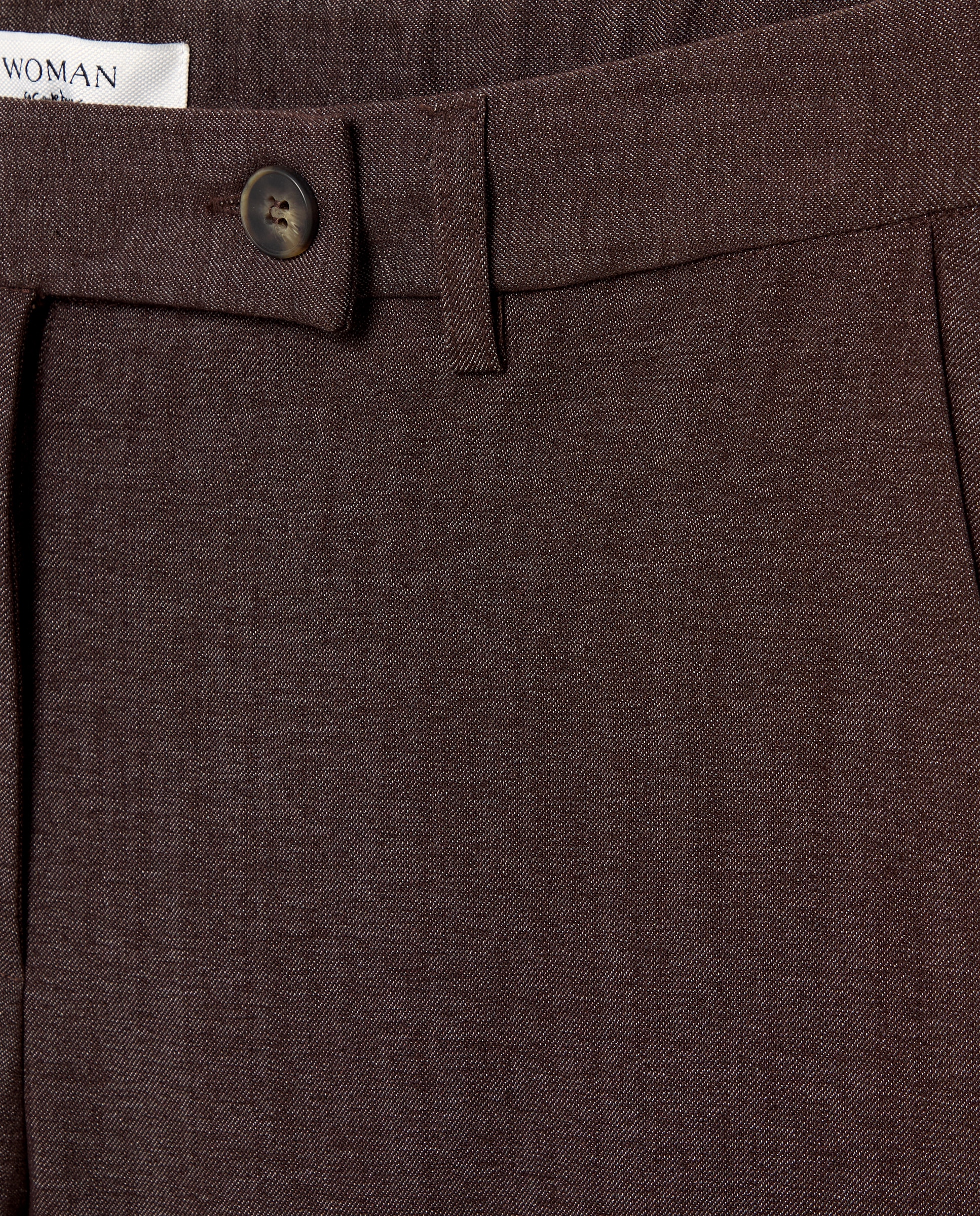 Pantalón ancho fantasía de mujer - Woman El Corte Inglés - Marrón Marrón-5