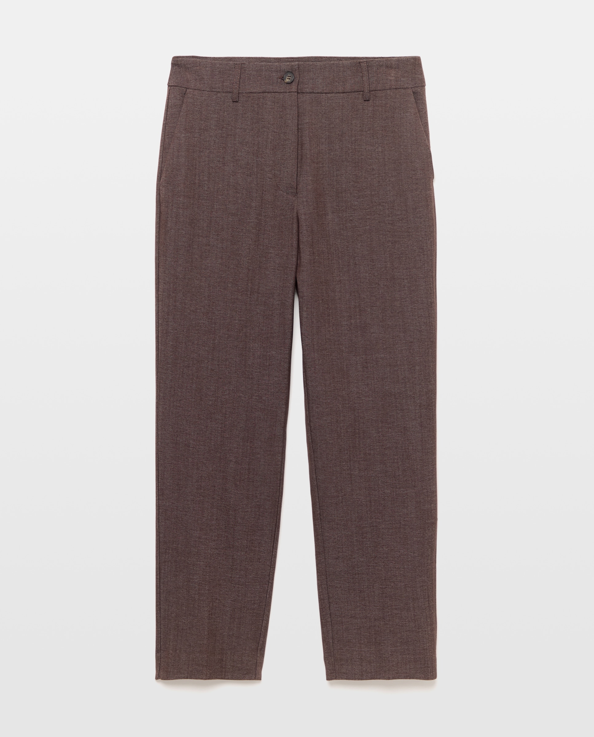 Pantalón semipitillo fantasía de mujer - Woman El Corte Inglés - Marrón Marrón-4