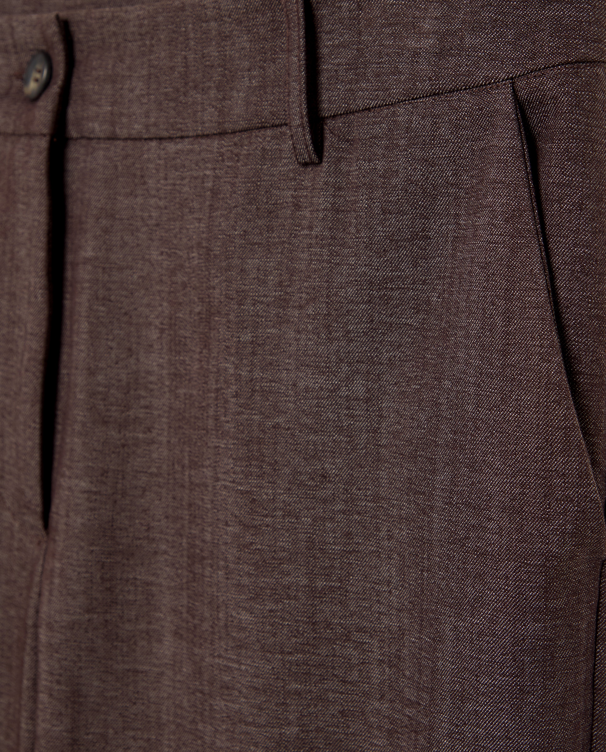 Pantalón semipitillo fantasía de mujer - Woman El Corte Inglés - Marrón Marrón-5