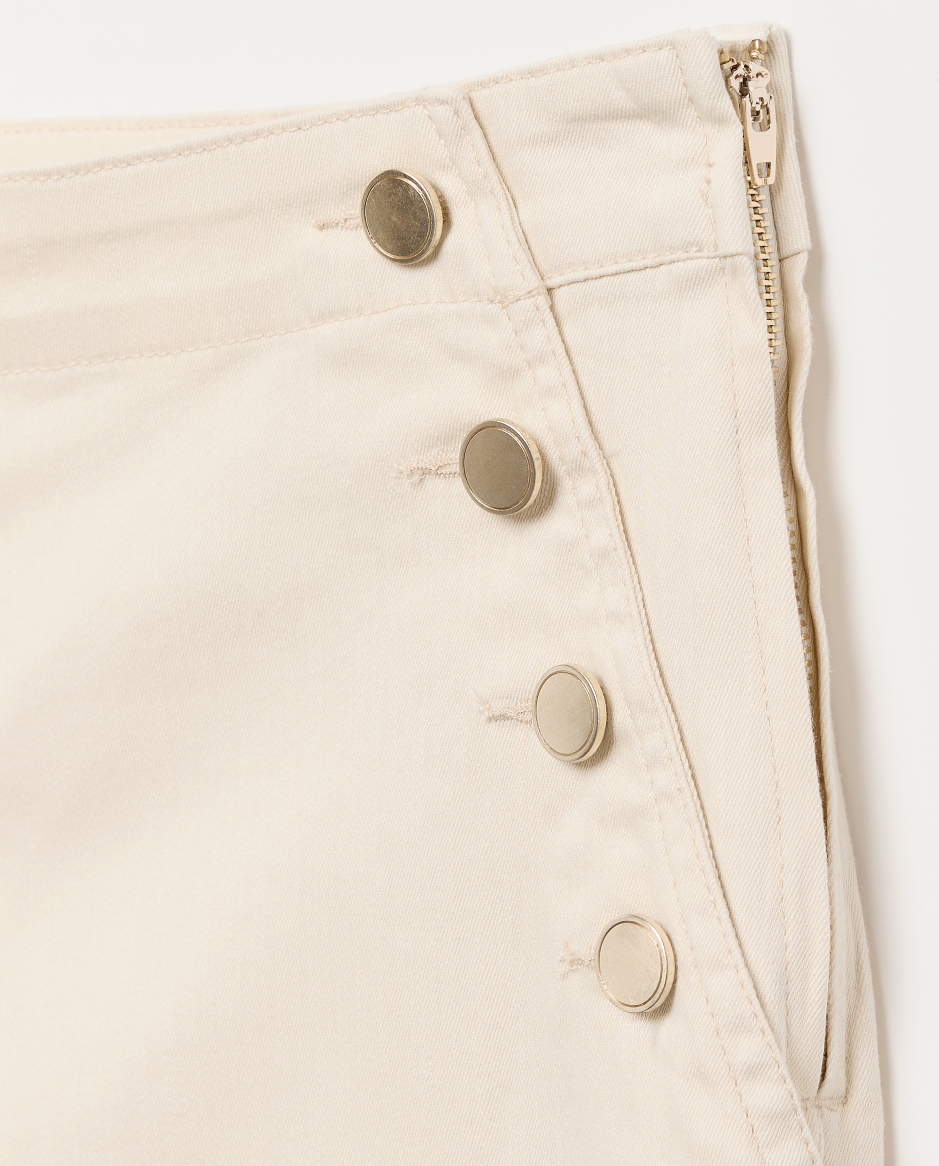 Pantalón de mujer con botones - Woman El Corte Inglés - 120 Crudo 120 Crudo-5