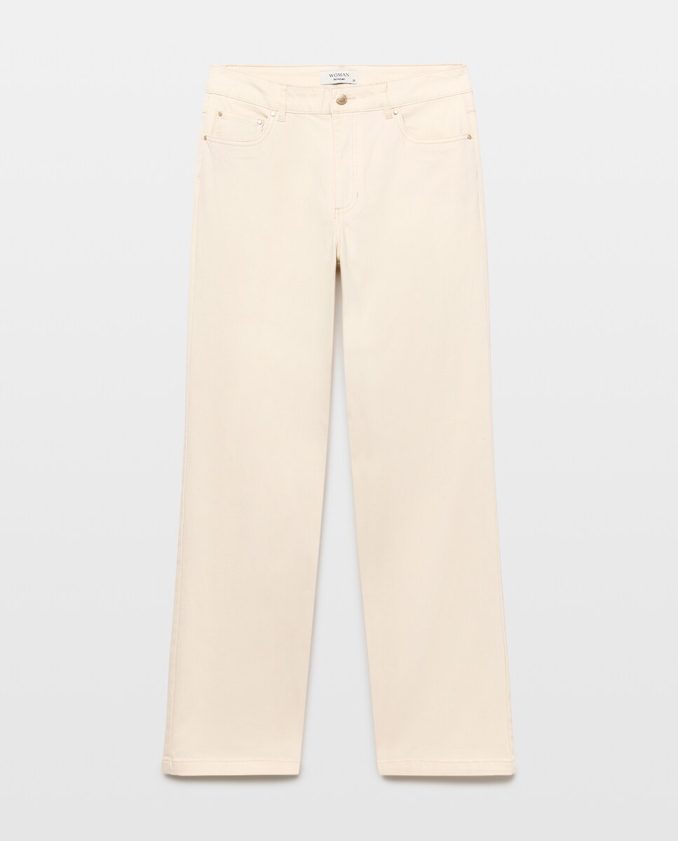 Imagen 0 de Pantalón de mujer con algodón Azul marino