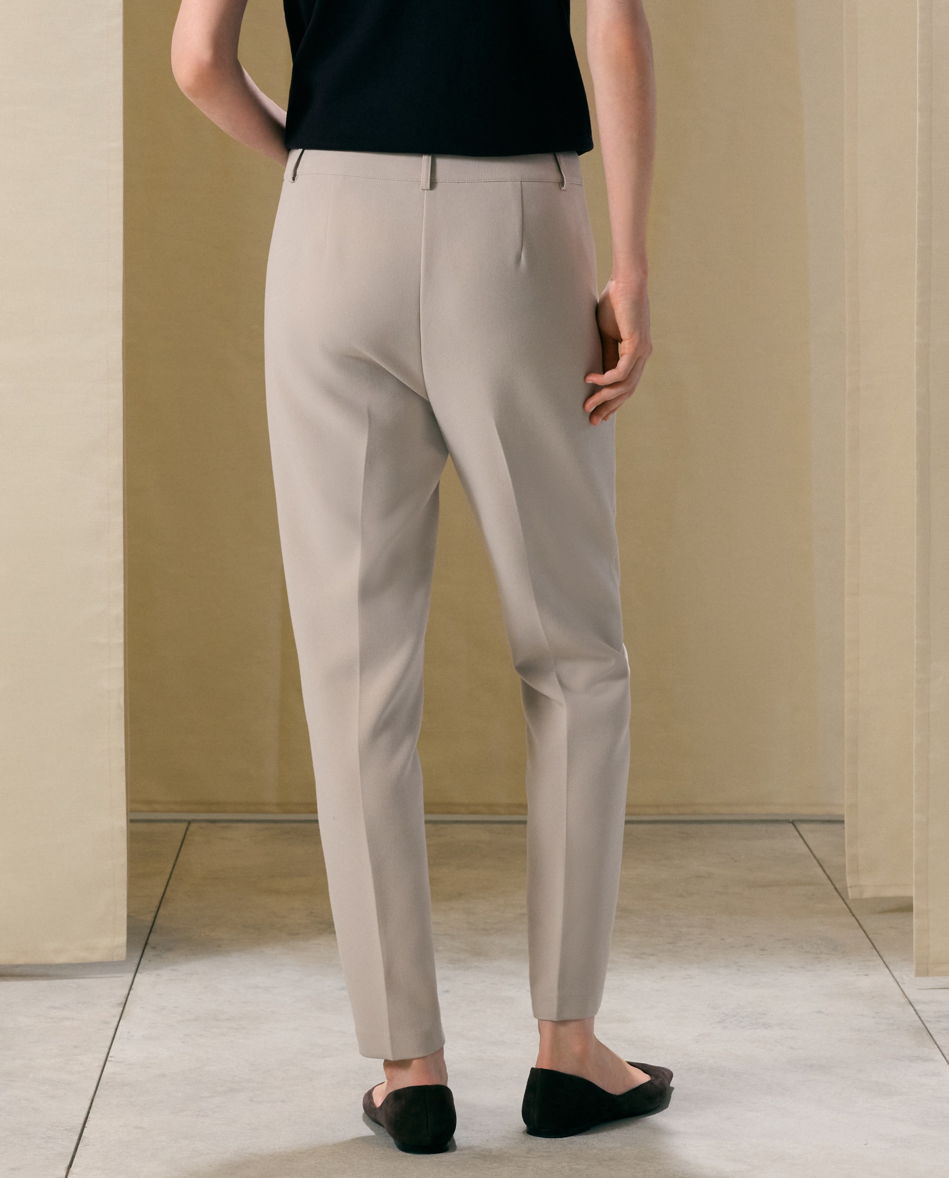 Pantalón semipitillo de mujer de vestir - Woman El Corte Inglés - 710 Beige 710 Beige-3