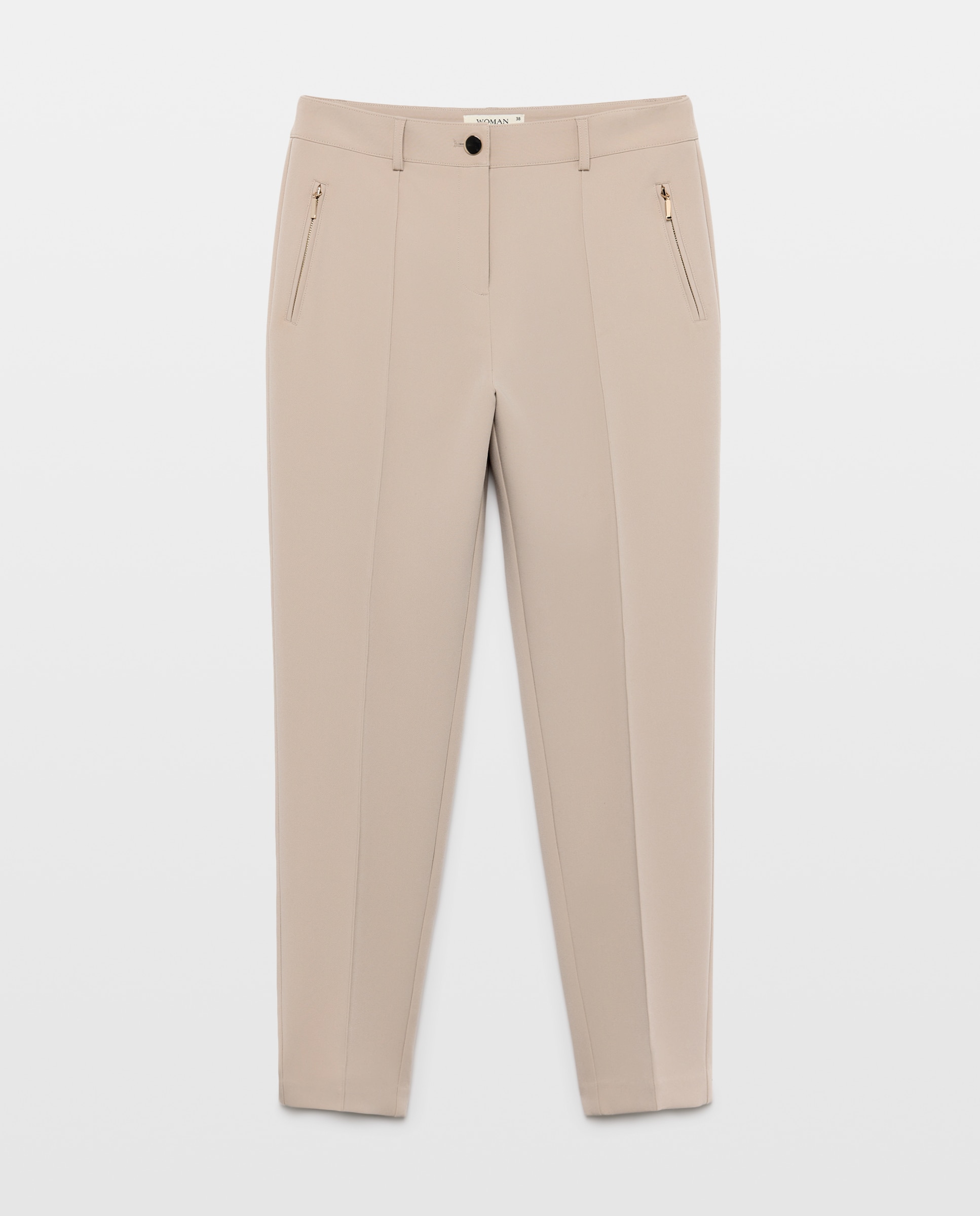 Pantalón semipitillo de mujer de vestir - Woman El Corte Inglés - 710 Beige 710 Beige-4