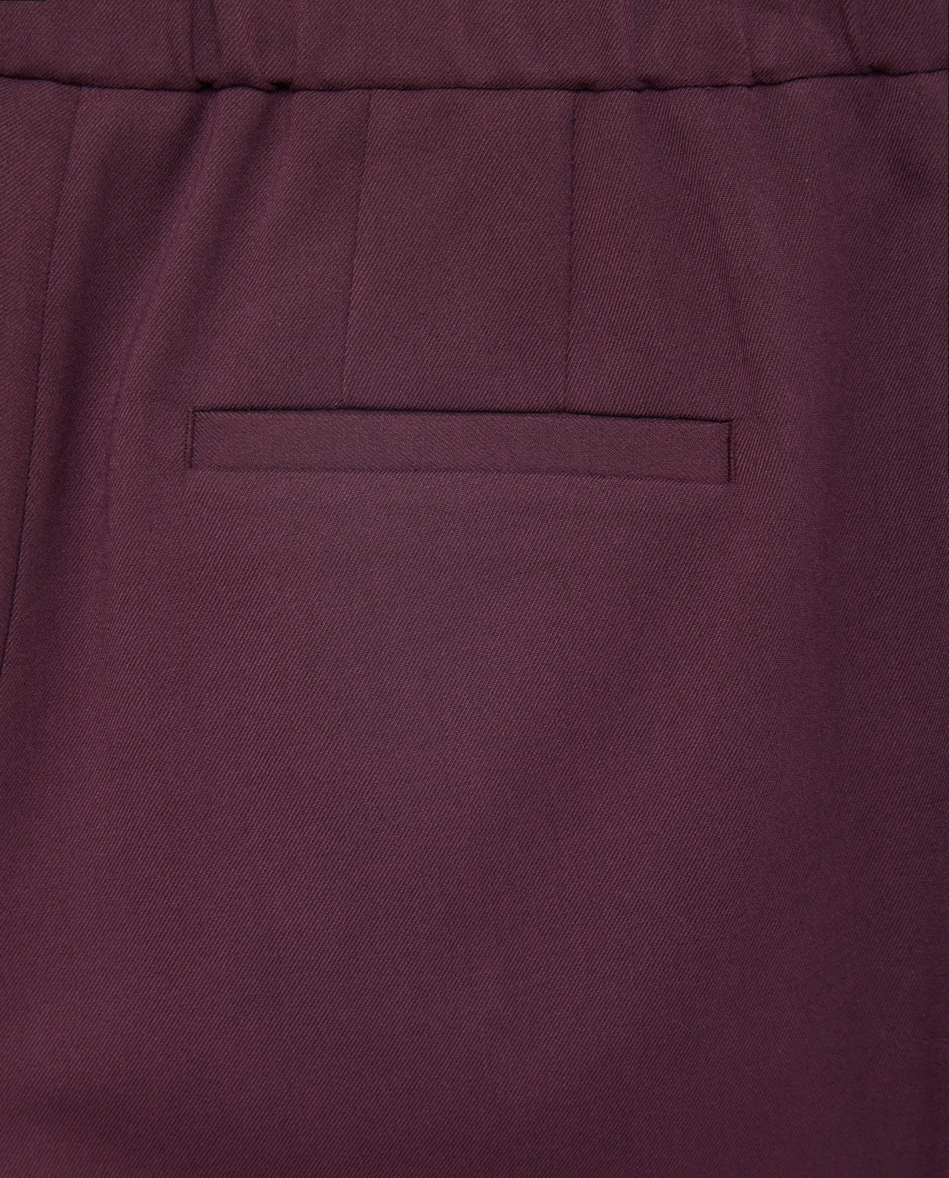 Pantalón semipitillo de mujer de vestir - Woman El Corte Inglés - Burdeos Burdeos-5